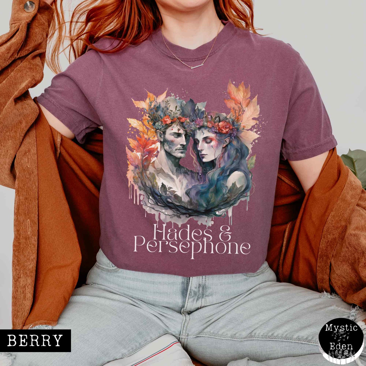 T-Shirt Vintage Hades & Persephone Greek Mythology T-shirt The Mystic Eden