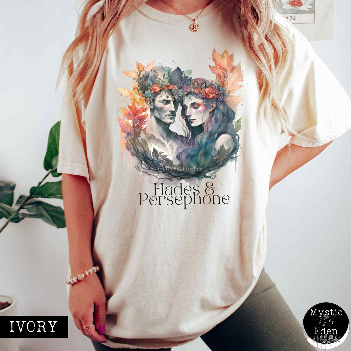 T-Shirt Vintage Hades & Persephone Greek Mythology T-shirt The Mystic Eden