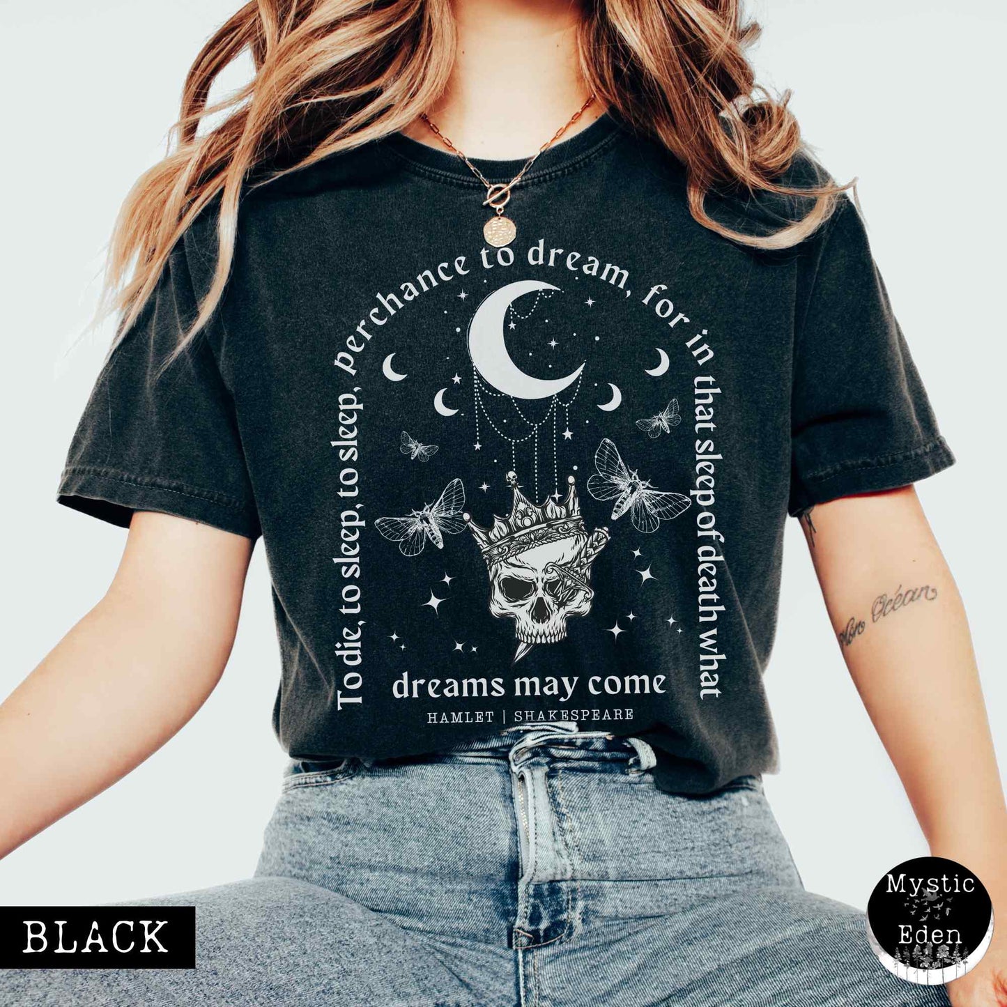 T-Shirt Vintage Hamlet Shakespeare T-Shirt The Mystic Eden