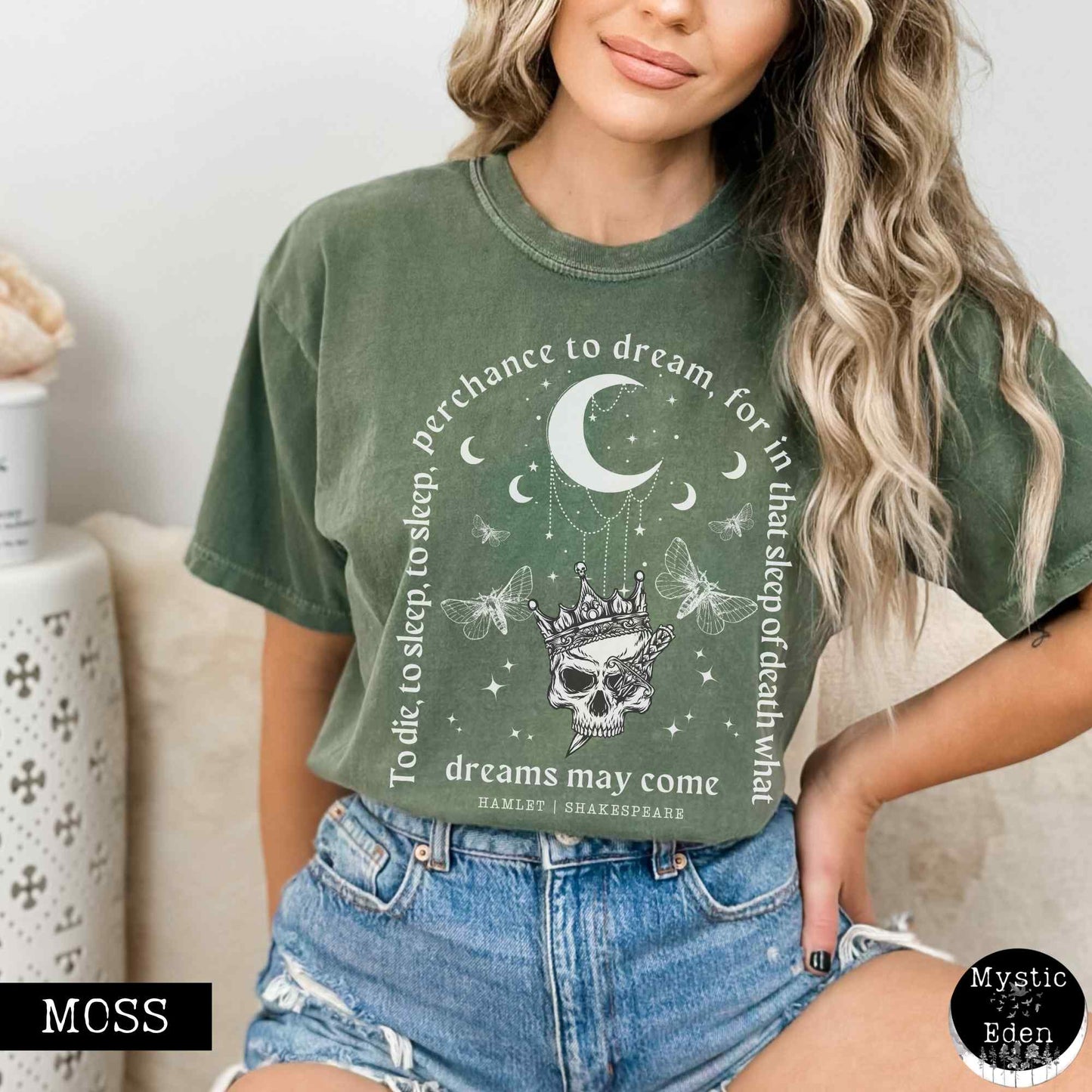 T-Shirt Vintage Hamlet Shakespeare T-Shirt The Mystic Eden