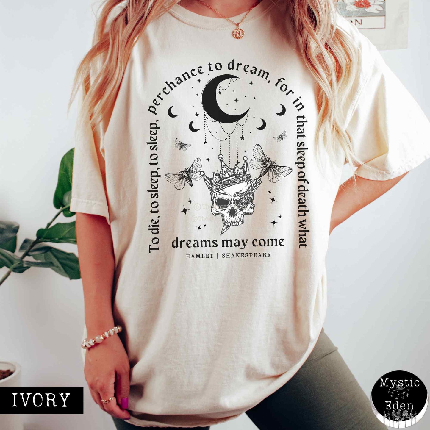T-Shirt Vintage Hamlet Shakespeare T-Shirt The Mystic Eden
