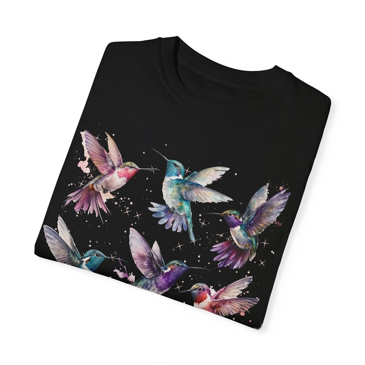 T-Shirt Vintage Hummingbird T-shirt The Mystic Eden