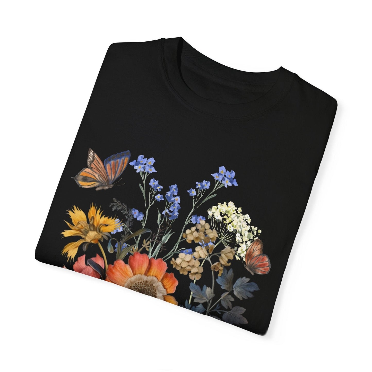 T-Shirt Vintage Wildflower Cottagecore Shirt The Mystic Eden