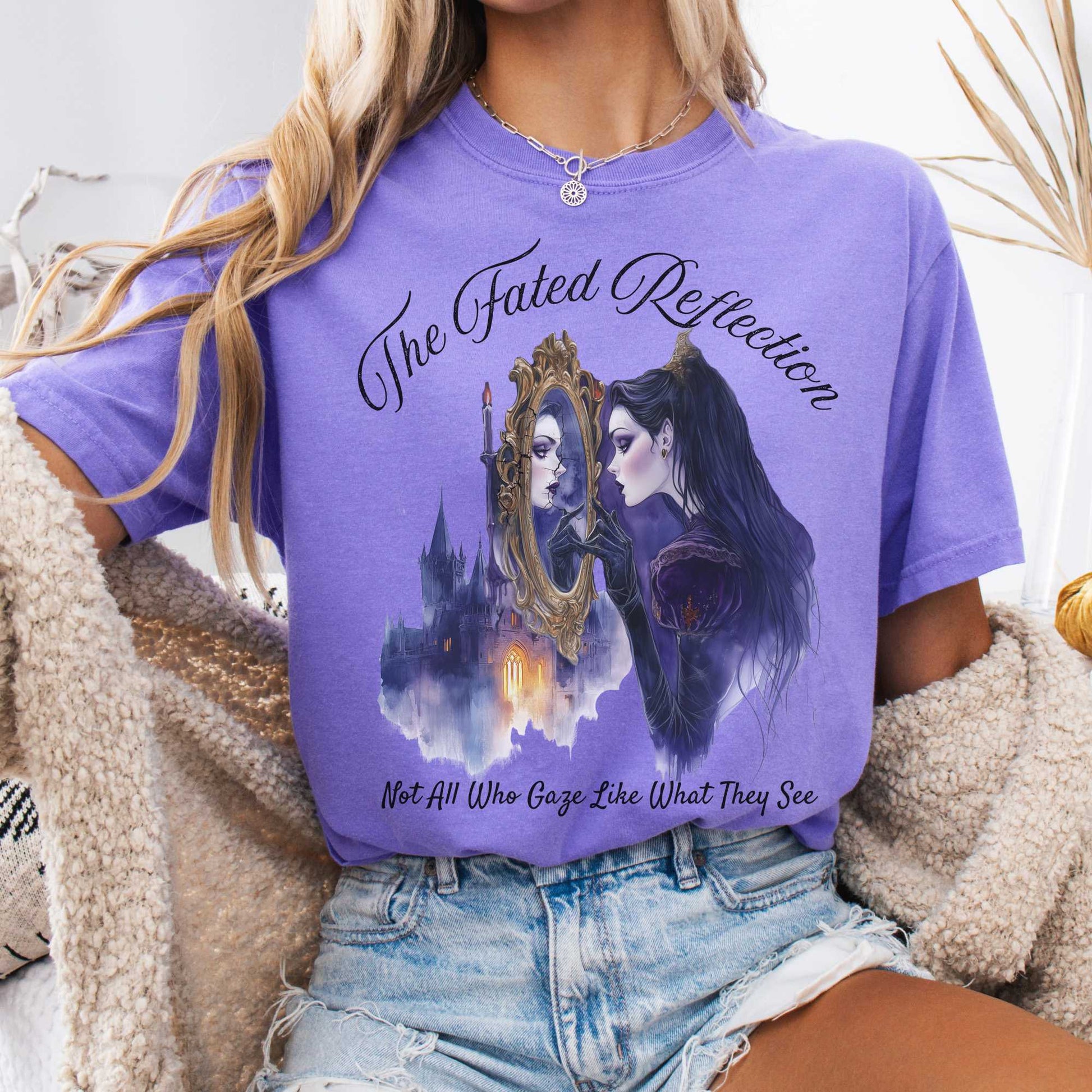 T-Shirt Violet / S The Fated Reflection Fairytale Shirt The Mystic Eden