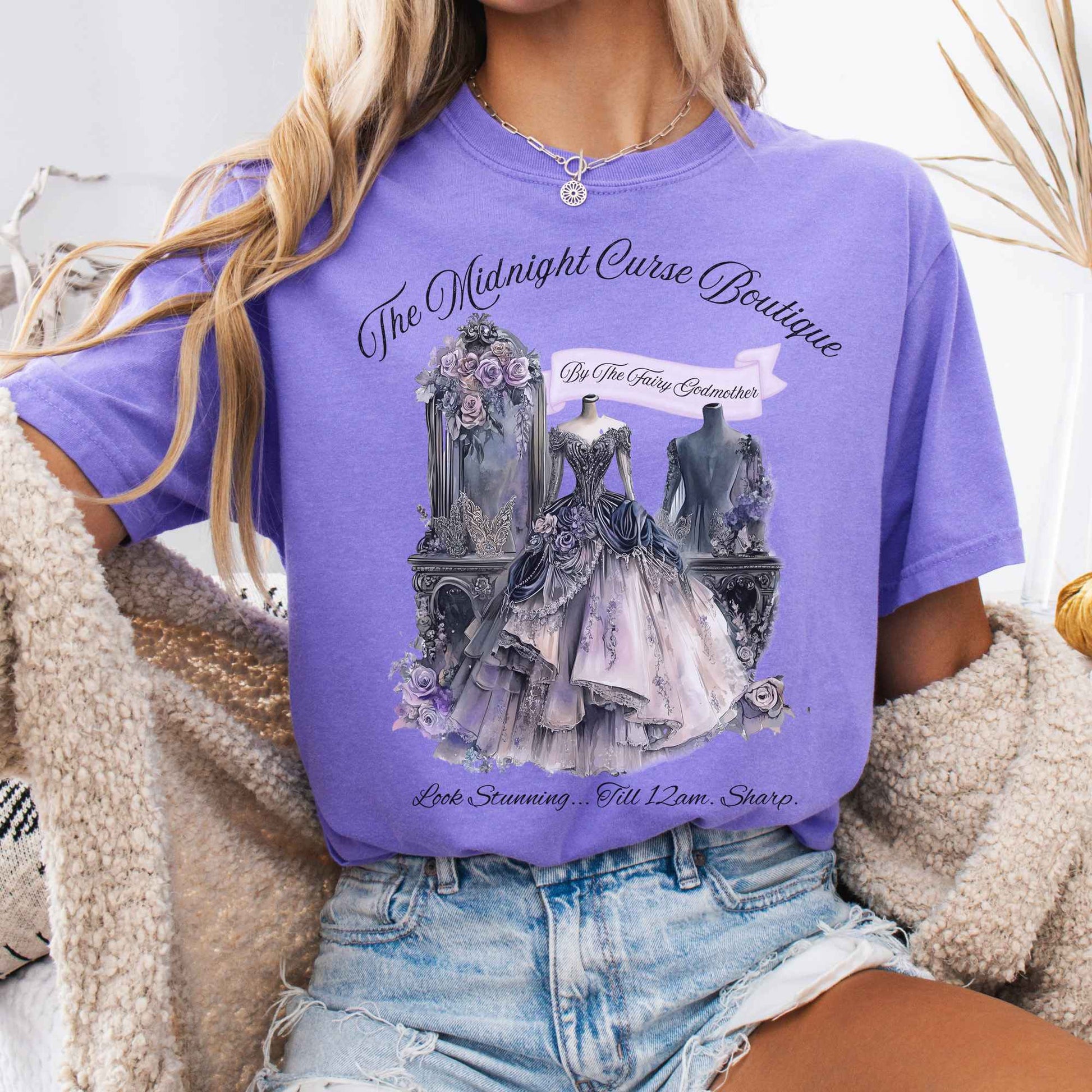 T-Shirt Violet / S The Midnight Curse Boutique Fairytale Shirt The Mystic Eden