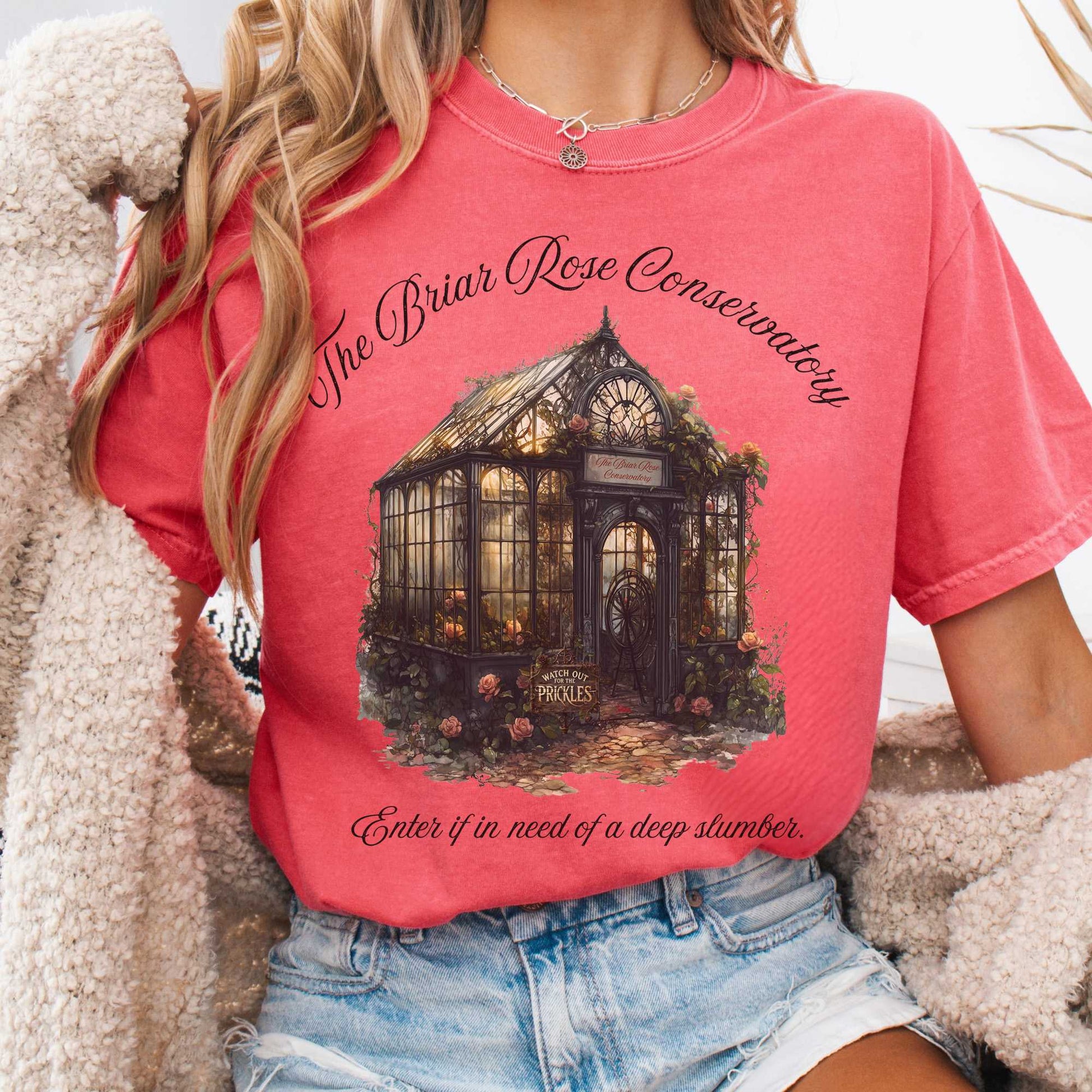 T-Shirt Watermelon / S The Briar Rose Conservatory Fairytale Shirt The Mystic Eden
