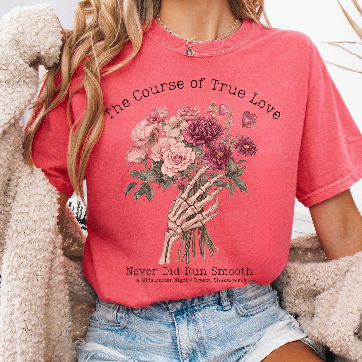 T-Shirt Watermelon / S The Course of True Love Never Did Run Smooth - Shakespeare Shirt The Mystic Eden