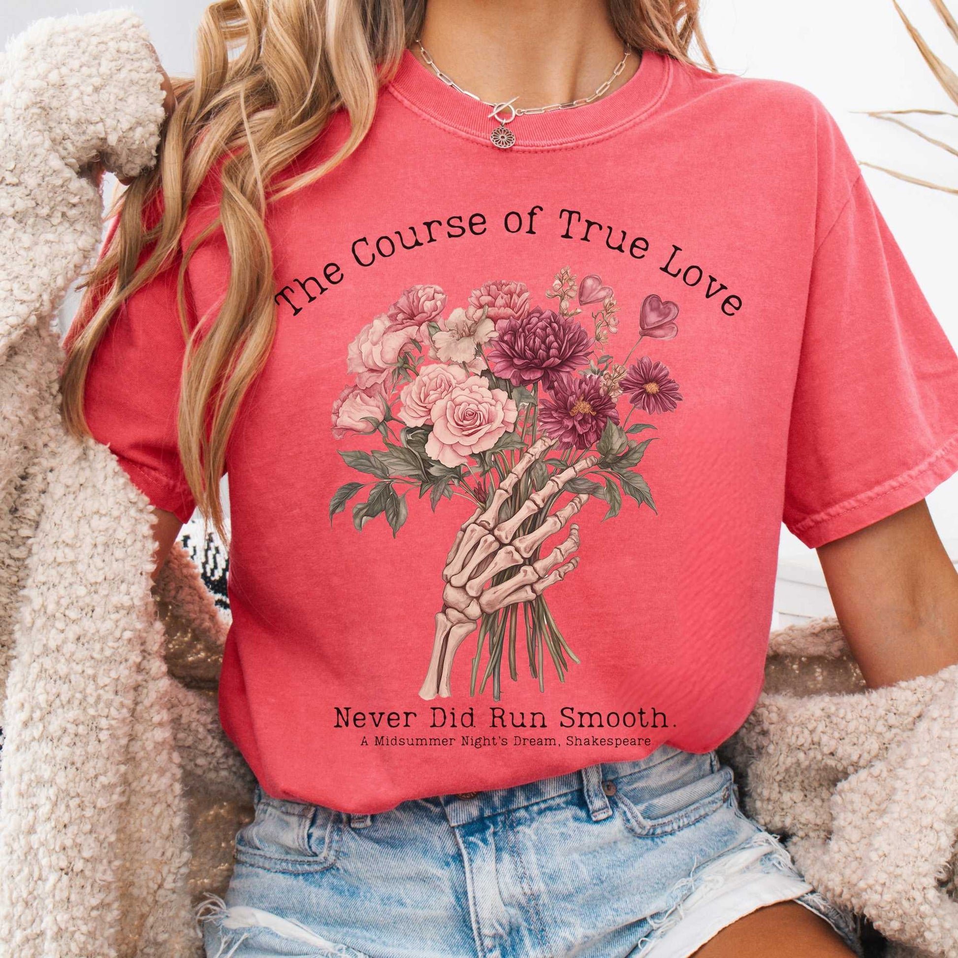 T-Shirt Watermelon / S The Course of True Love Never Did Run Smooth - Shakespeare Shirt The Mystic Eden