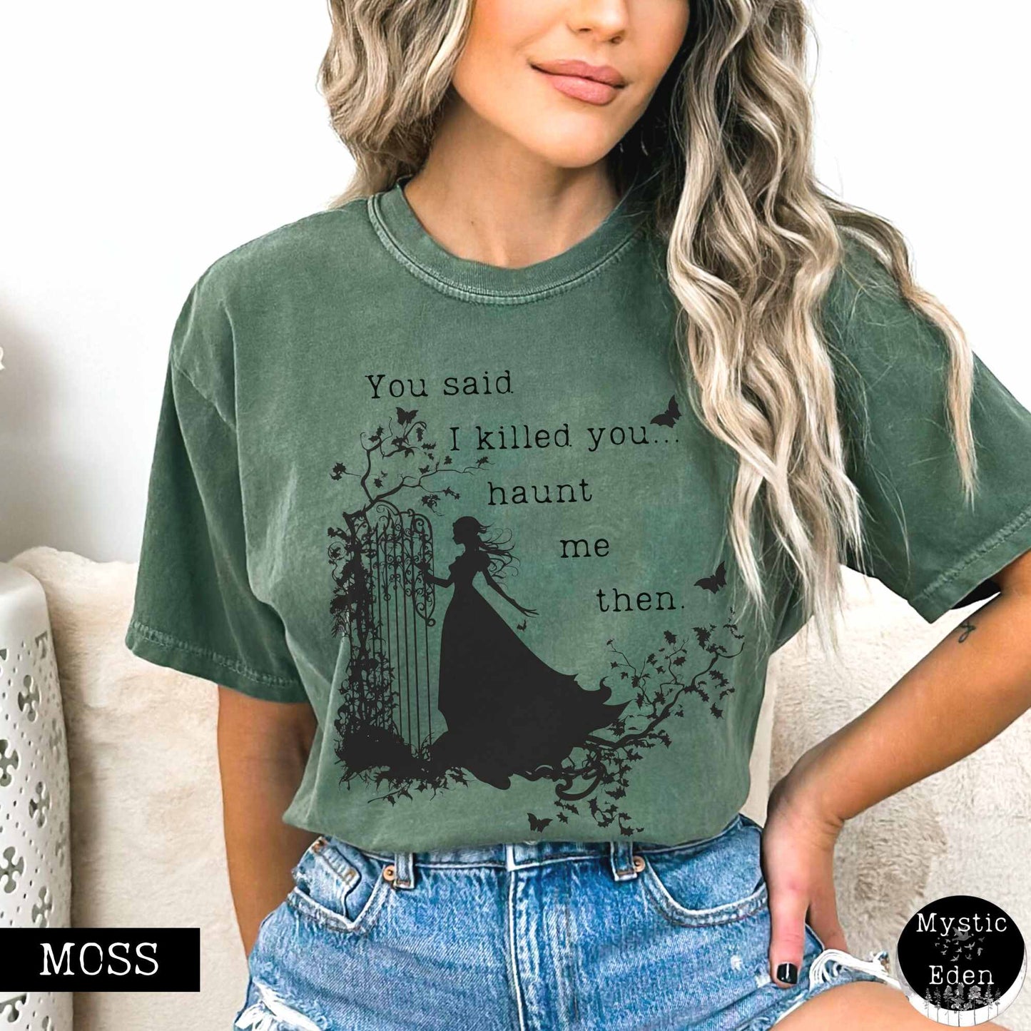 T-Shirt Wuthering Heights Emily Bronte Halloween Shirt The Mystic Eden