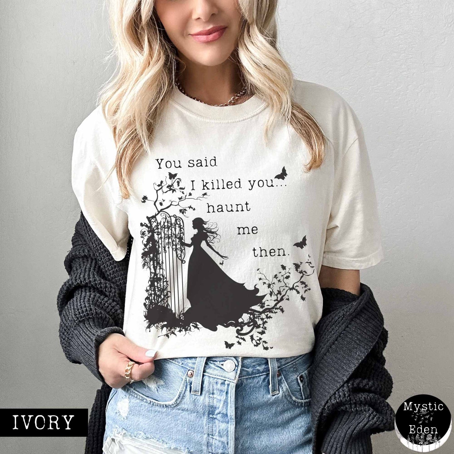 T-Shirt Wuthering Heights Emily Bronte Halloween Shirt The Mystic Eden