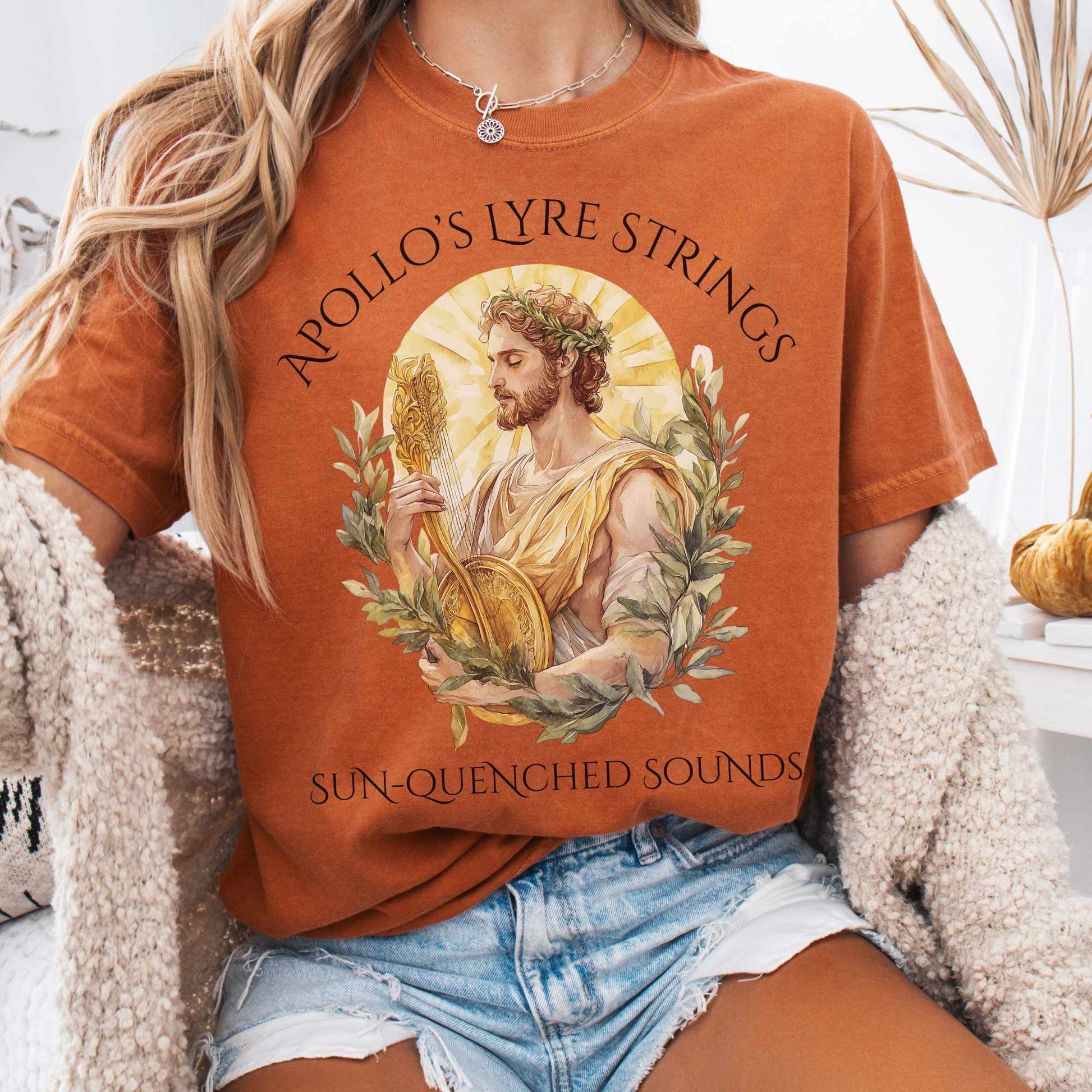 T-Shirt Yam / S Apollo's Lyre Strings Shirt The Mystic Eden