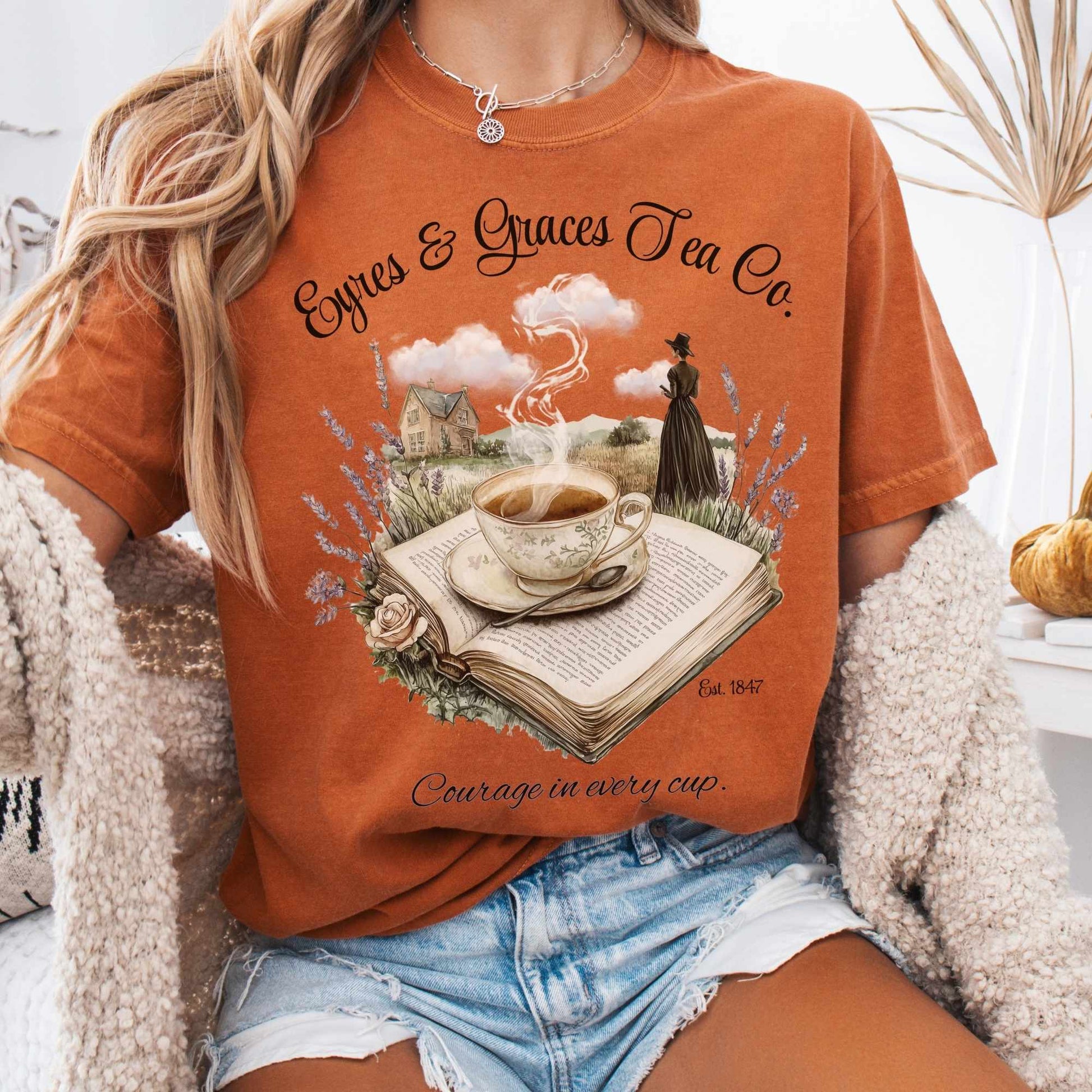 T-Shirt Yam / S Eyres & Graces Tea Co Jane Eyre Shirt The Mystic Eden