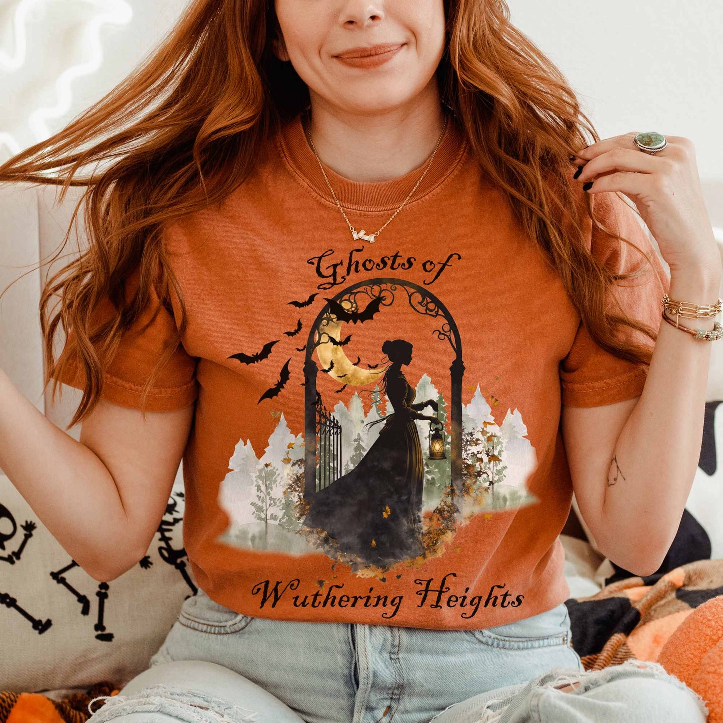 T-Shirt Yam / S Ghosts of Wuthering Heights Halloween Shirt The Mystic Eden