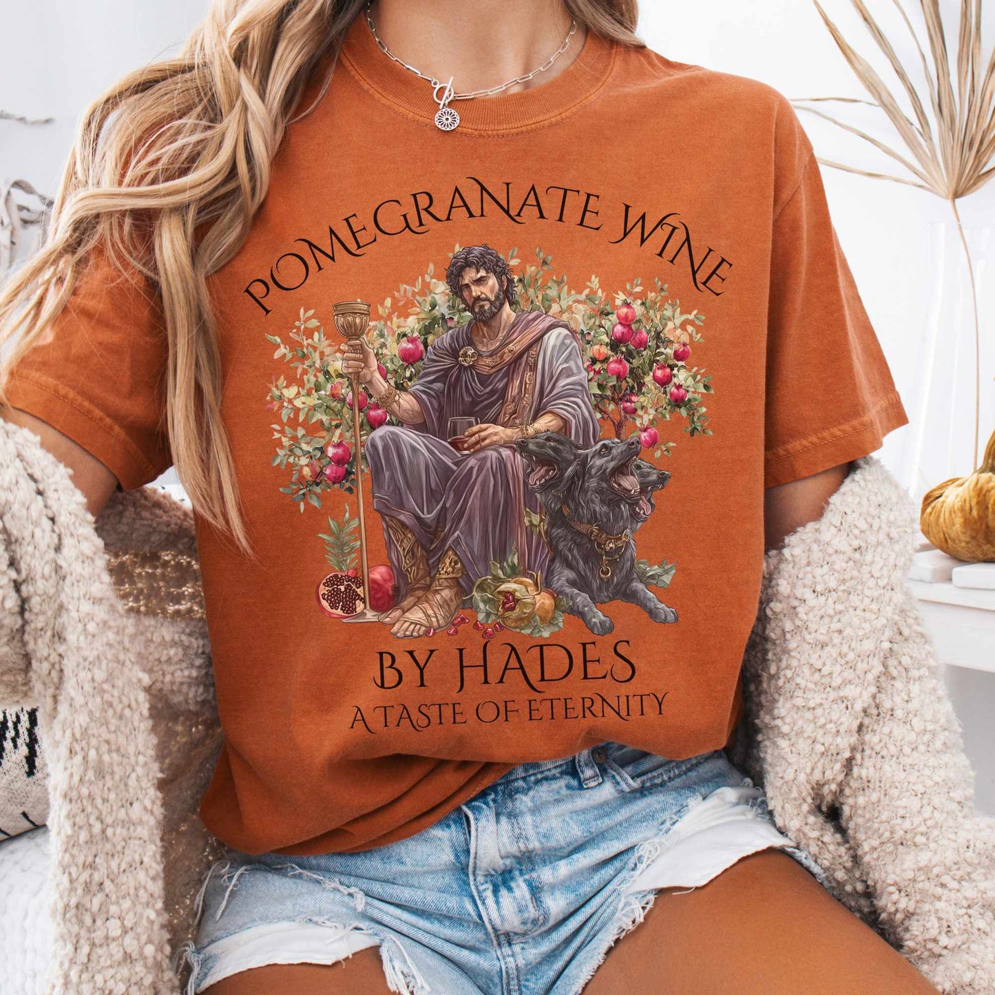 T-Shirt Yam / S Pomegranate Wine A Taste of Eternity Tee The Mystic Eden