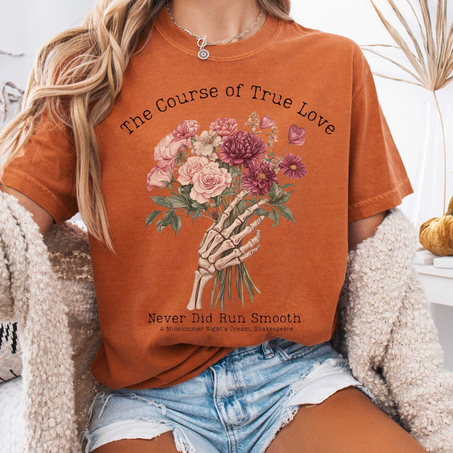 T-Shirt Yam / S The Course of True Love Never Did Run Smooth - Shakespeare Shirt The Mystic Eden
