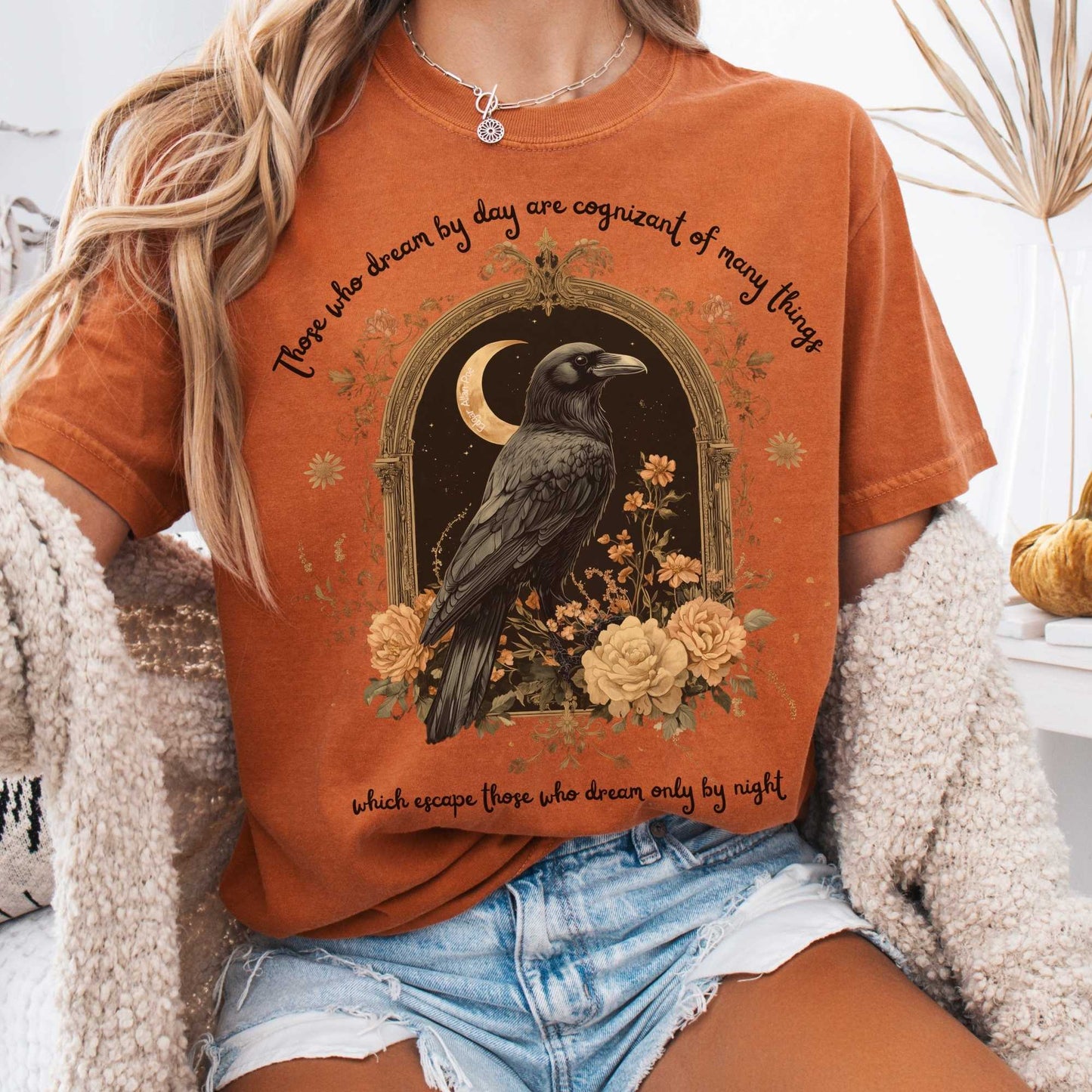 T-Shirt Yam / S Those Who Dream By Day Edgar Allan Poe Shirt The Mystic Eden
