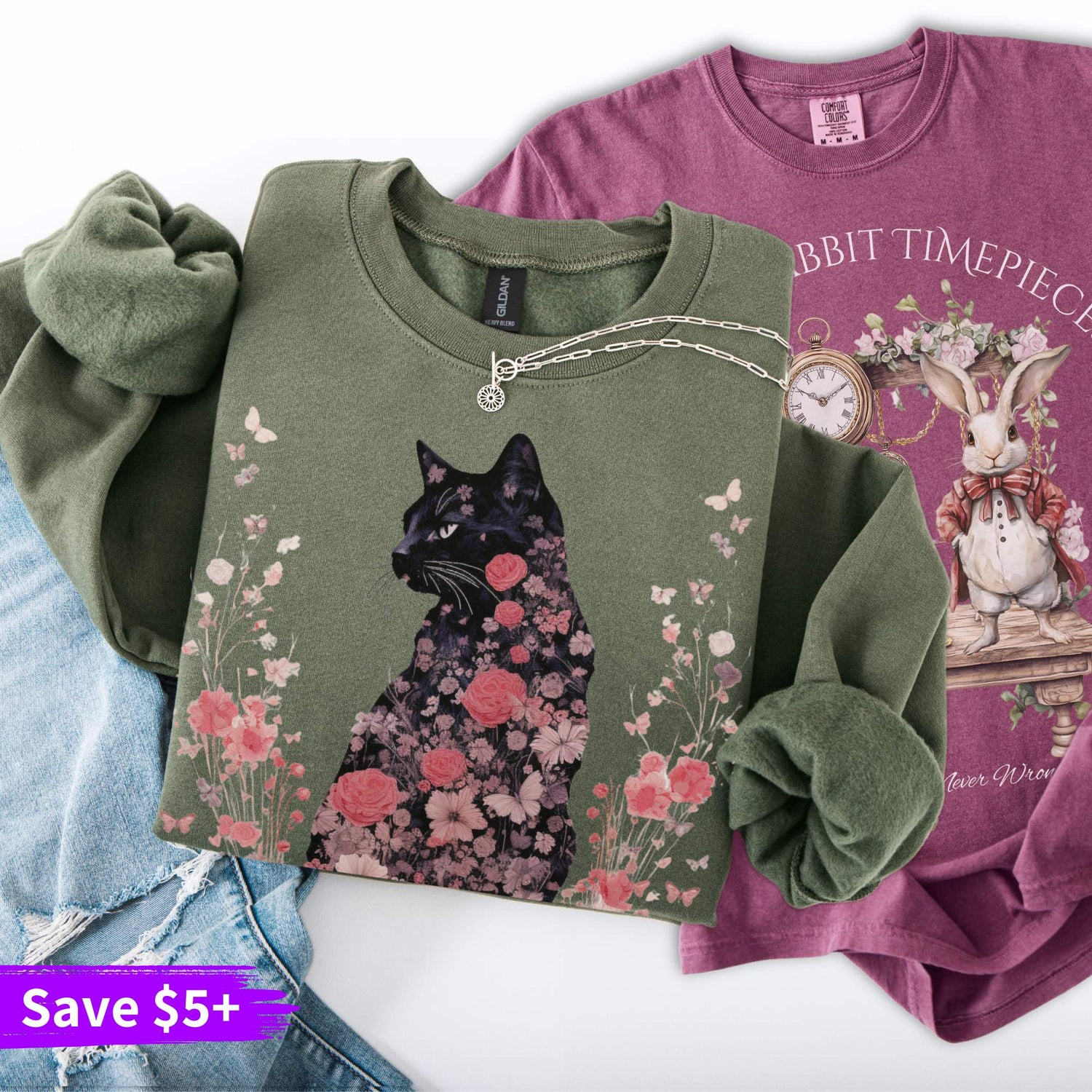 Bundle any Sweatshirt, Hoodie or Long-Sleeve & any Tee and Save 15%