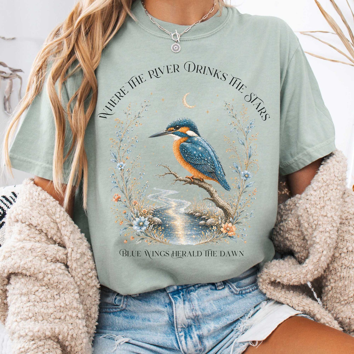 T-Shirt Bay / S Where the River Drinks the Stars T-Shirt The Mystic Eden