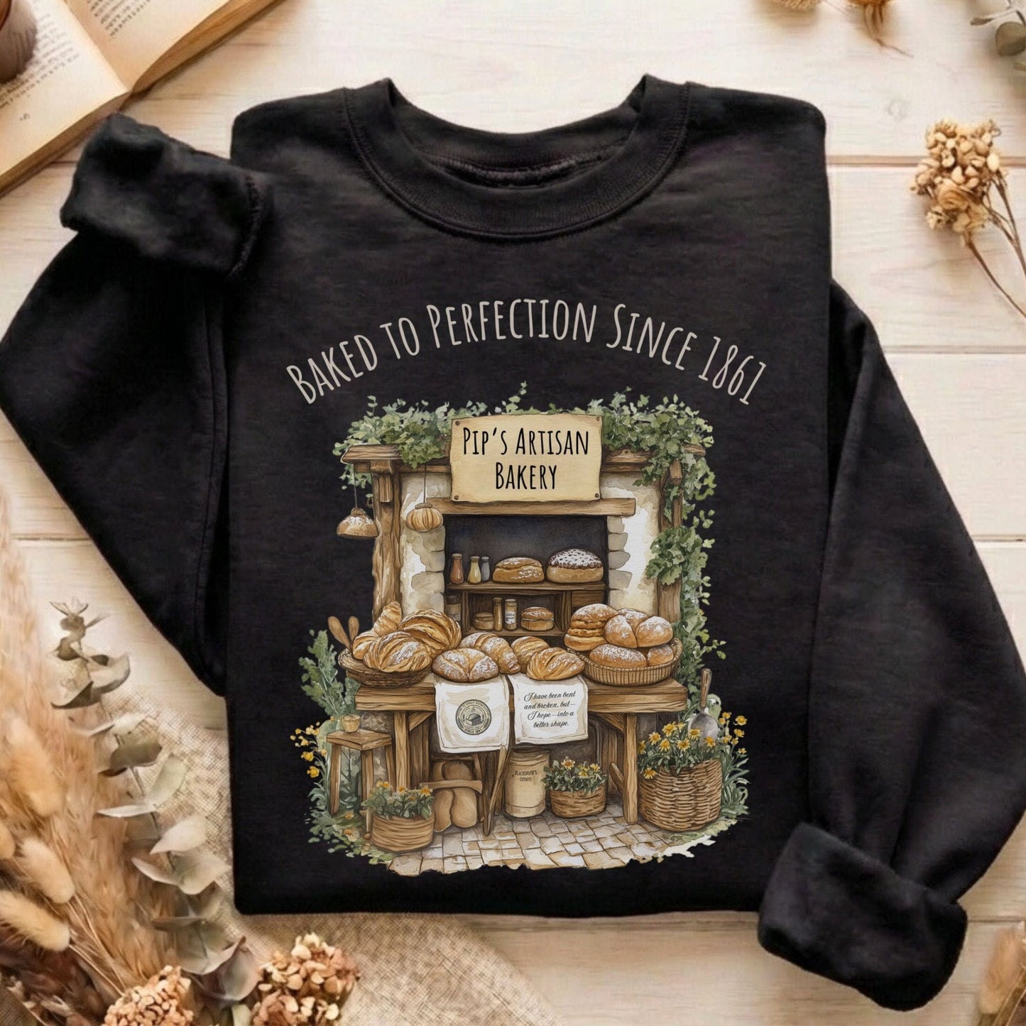 Sweatshirt Black / S Design 119 Sweatshirt The Mystic Eden