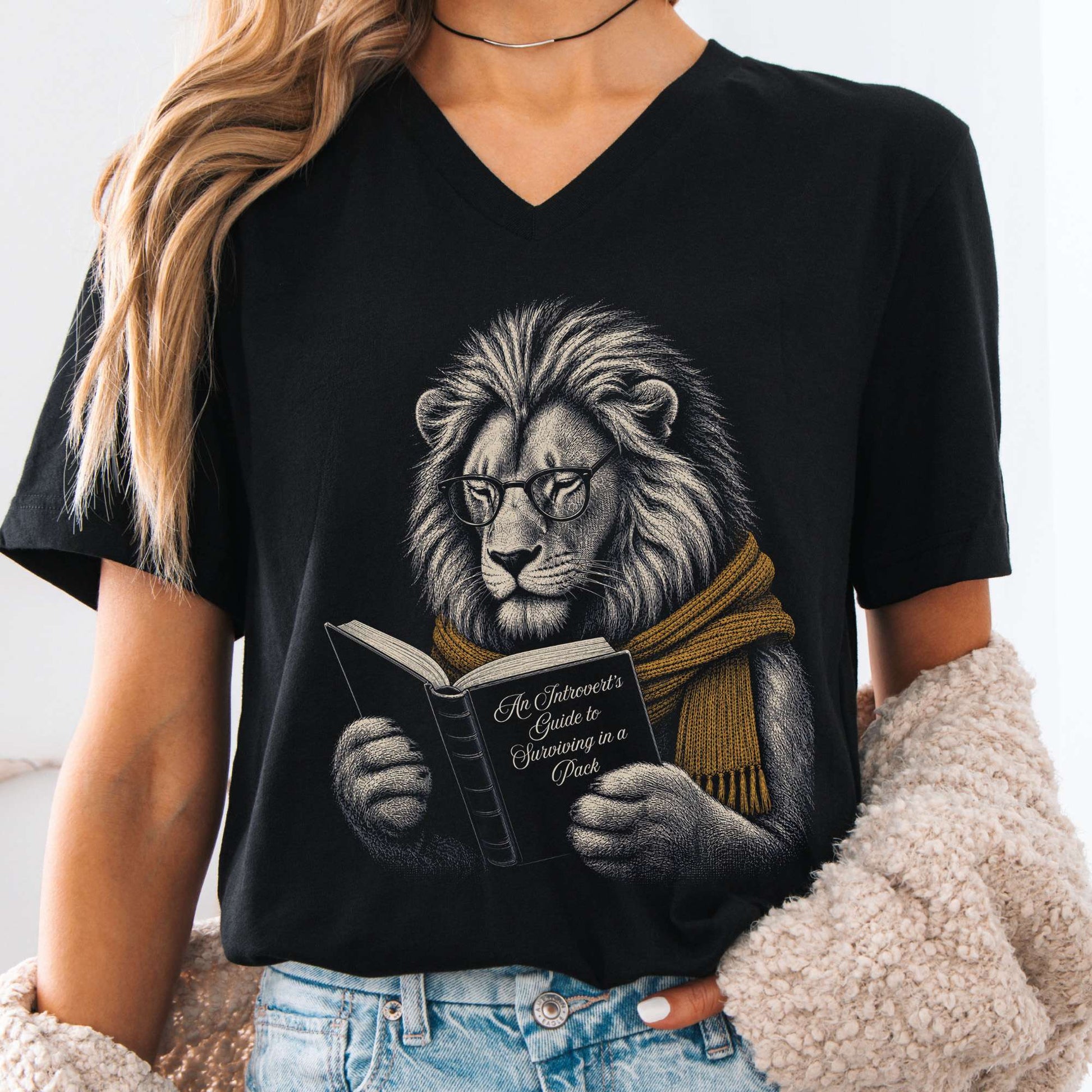 V-neck Black / S Design 300 V-Neck The Mystic Eden