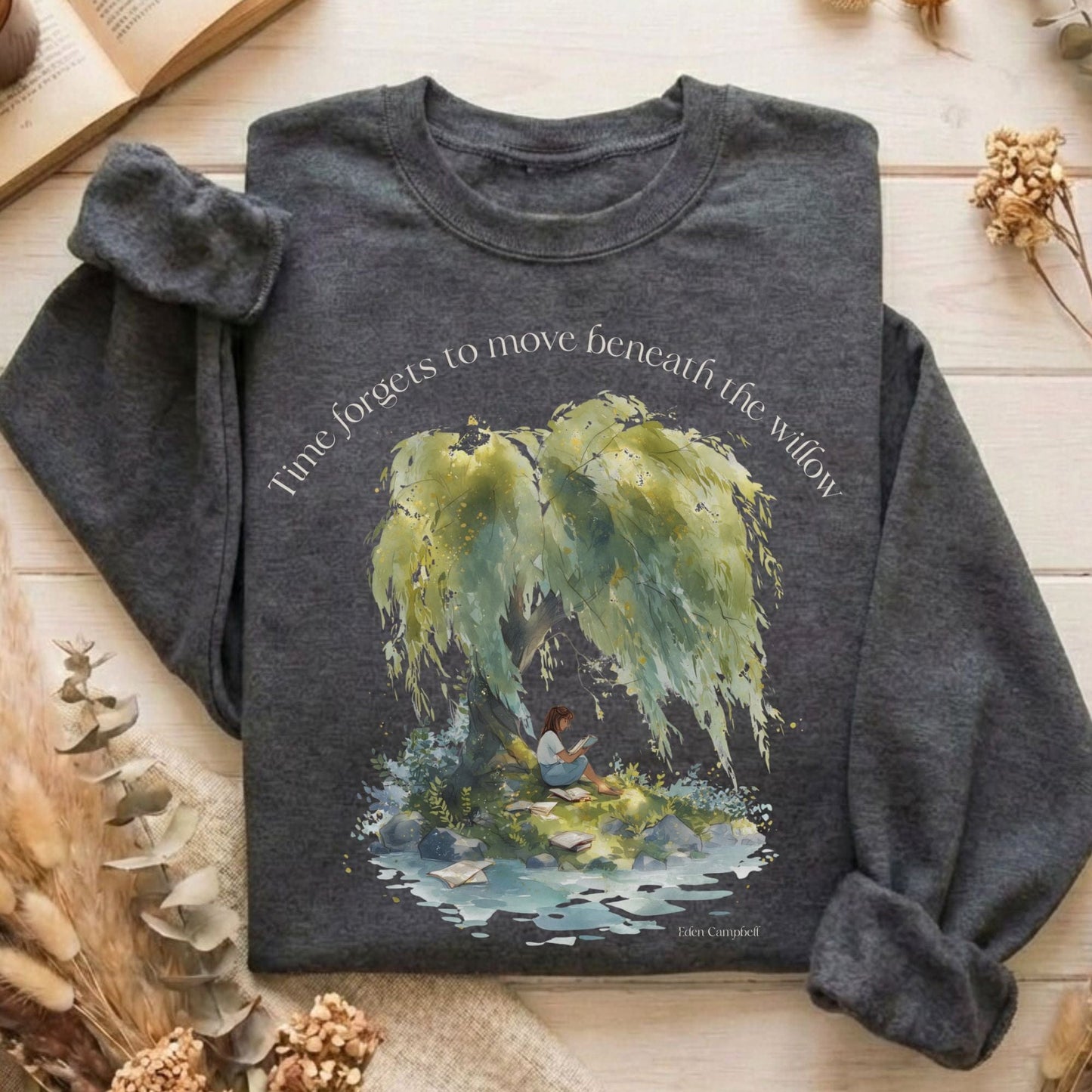 Sweatshirts Dark Heather / S Design 244 Crewneck Sweatshirt The Mystic Eden