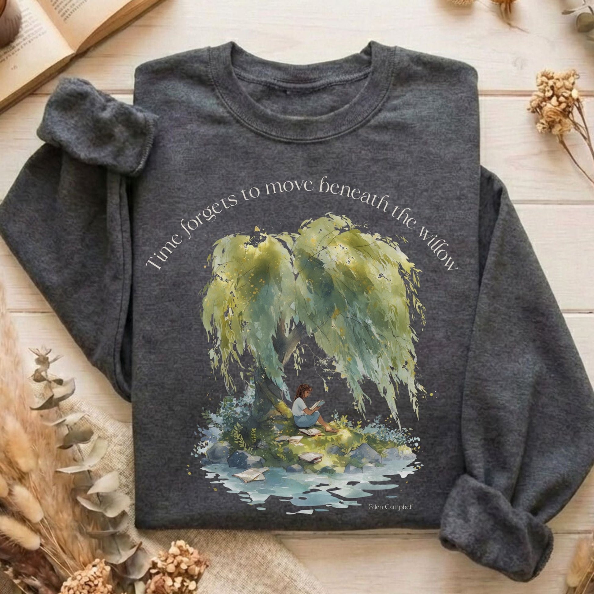 Sweatshirts Dark Heather / S Design 244 Crewneck Sweatshirt The Mystic Eden
