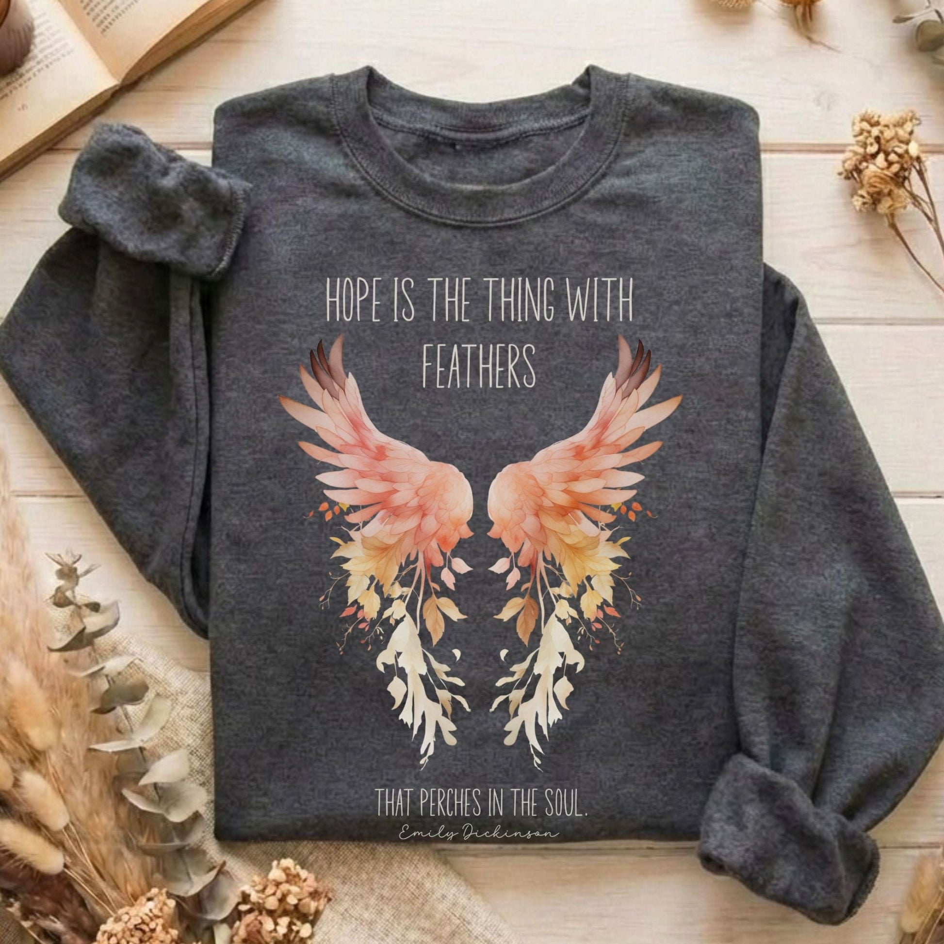 Sweatshirt Dark Heather / S Design 222 Sweatshirt The Mystic Eden
