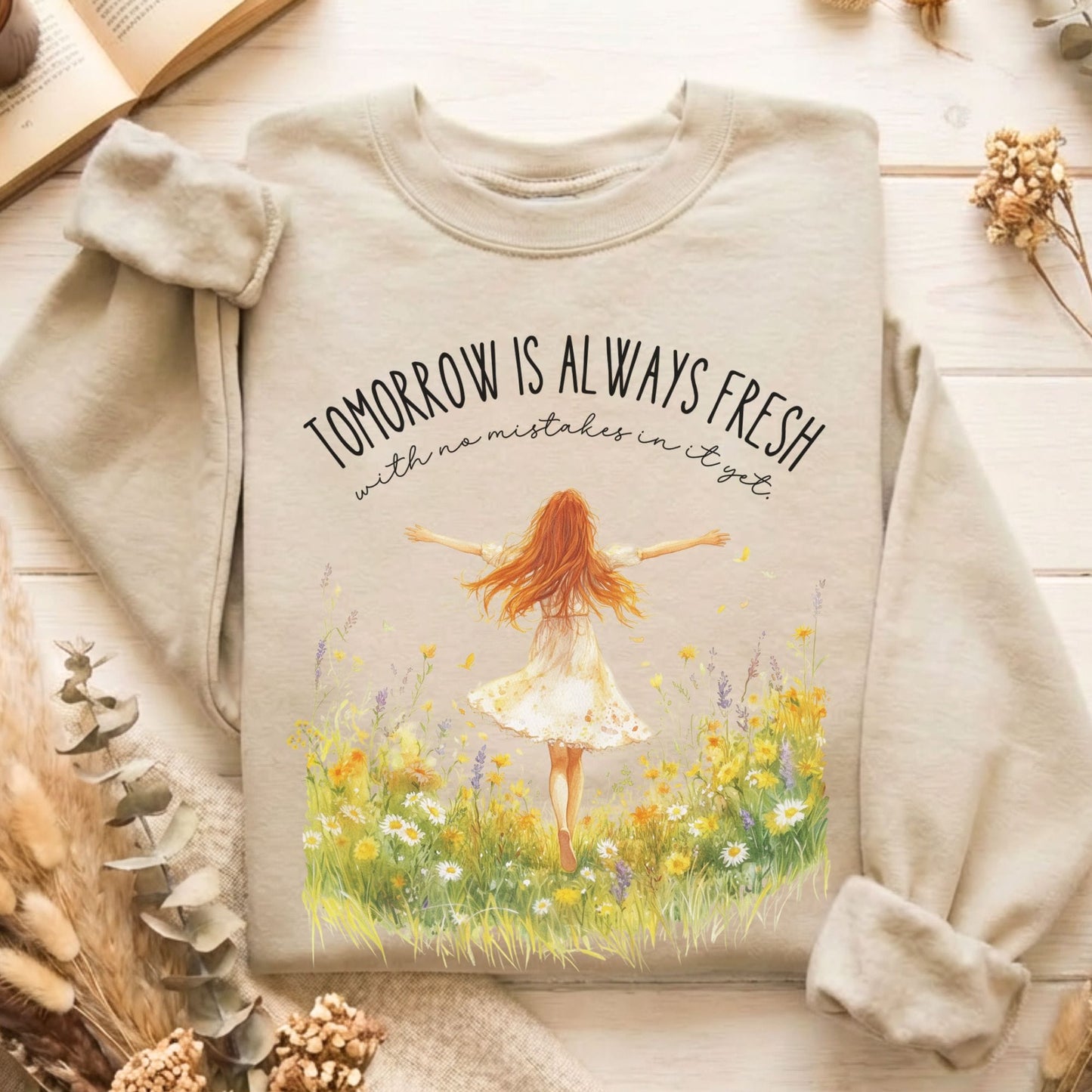 Sweatshirt Sand / S Design 172 Sweatshirt The Mystic Eden