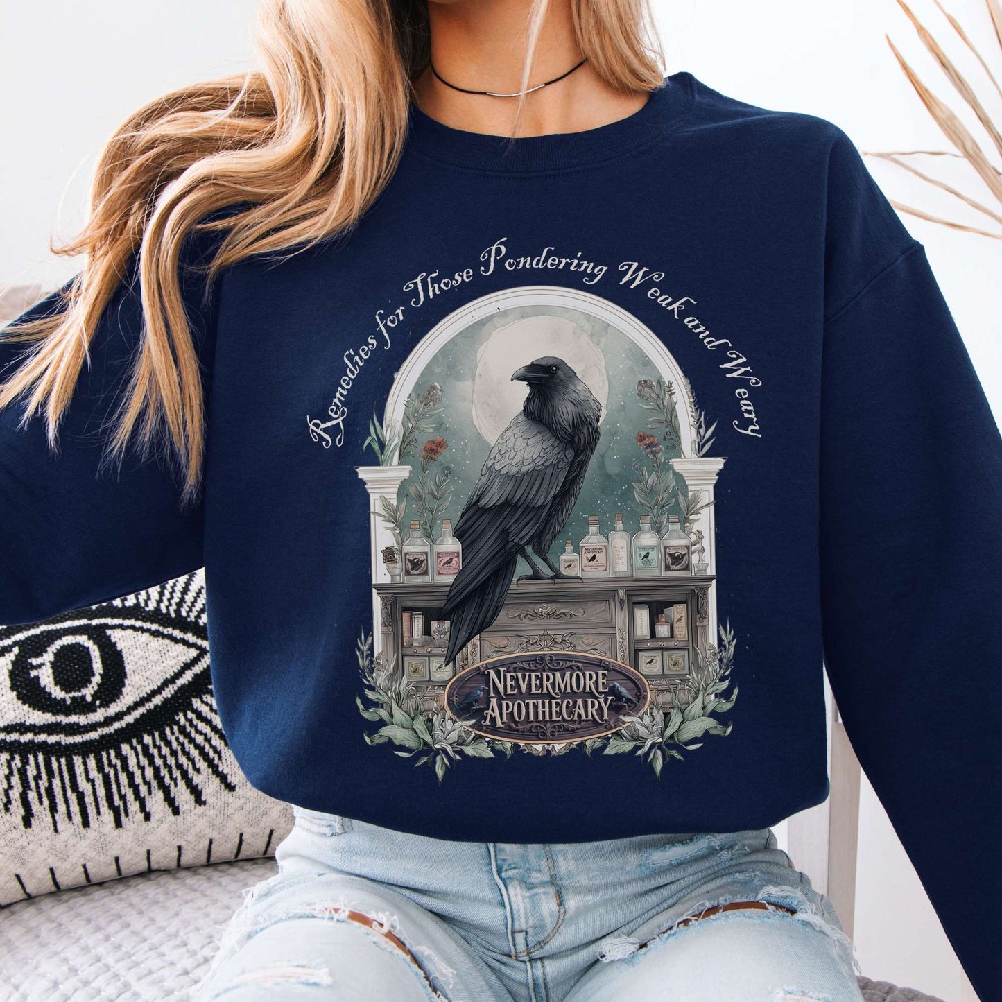 Sweatshirt Design 238 Crewneck Sweatshirt The Mystic Eden
