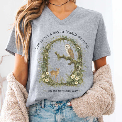 V-neck Athletic Heather / S Design 297 V-Neck The Mystic Eden