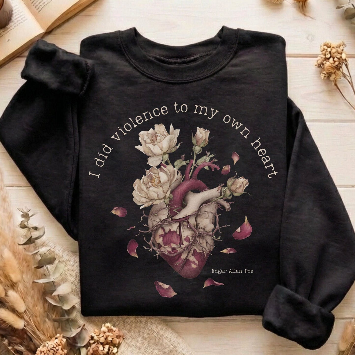 Sweatshirt Black / S Design 252 Crewneck Sweatshirt The Mystic Eden
