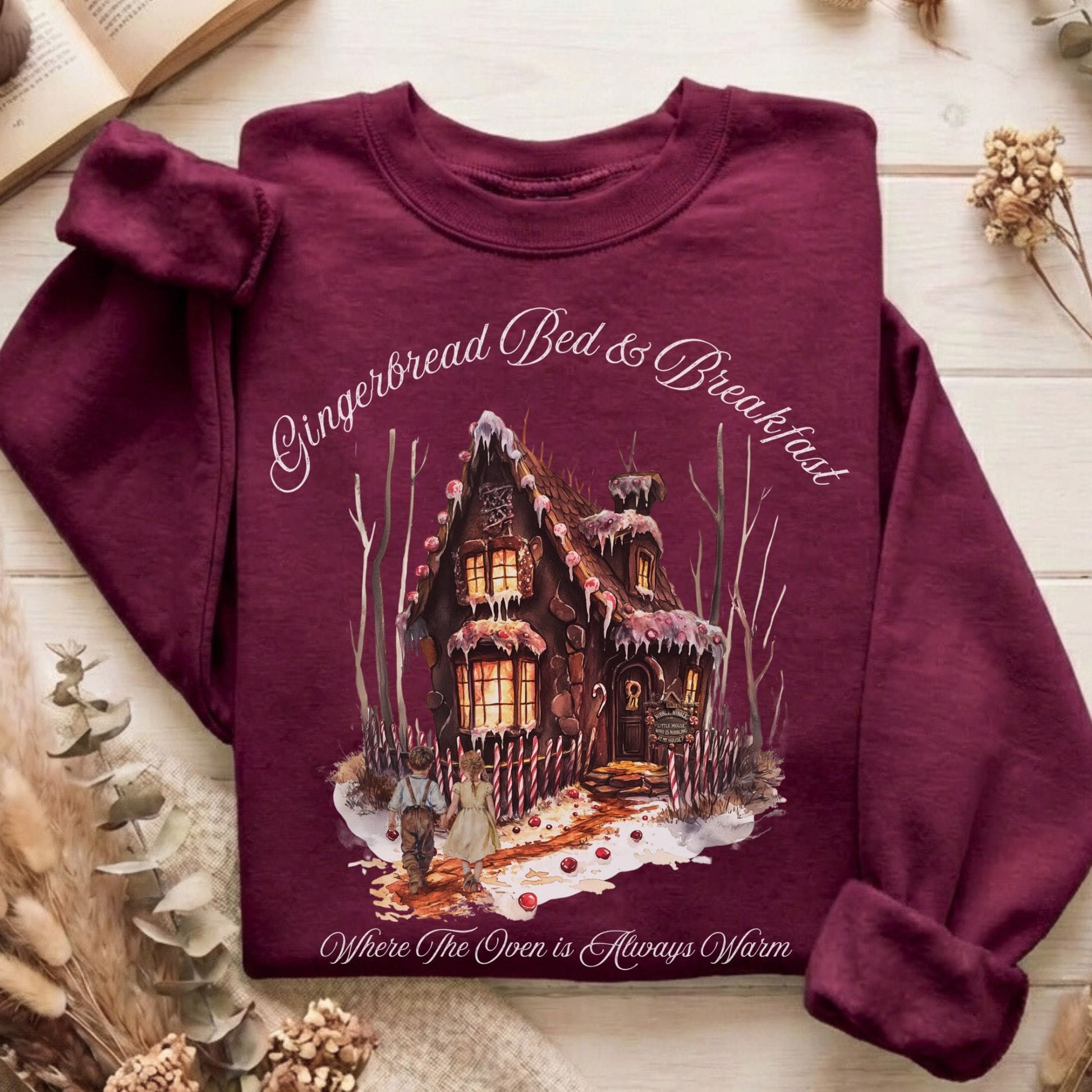 Sweatshirt Maroon / S Design 178 Sweatshirt The Mystic Eden