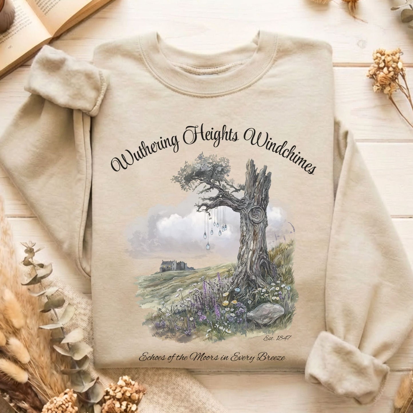 Sweatshirt Sand / S Design 115 Sweatshirt The Mystic Eden