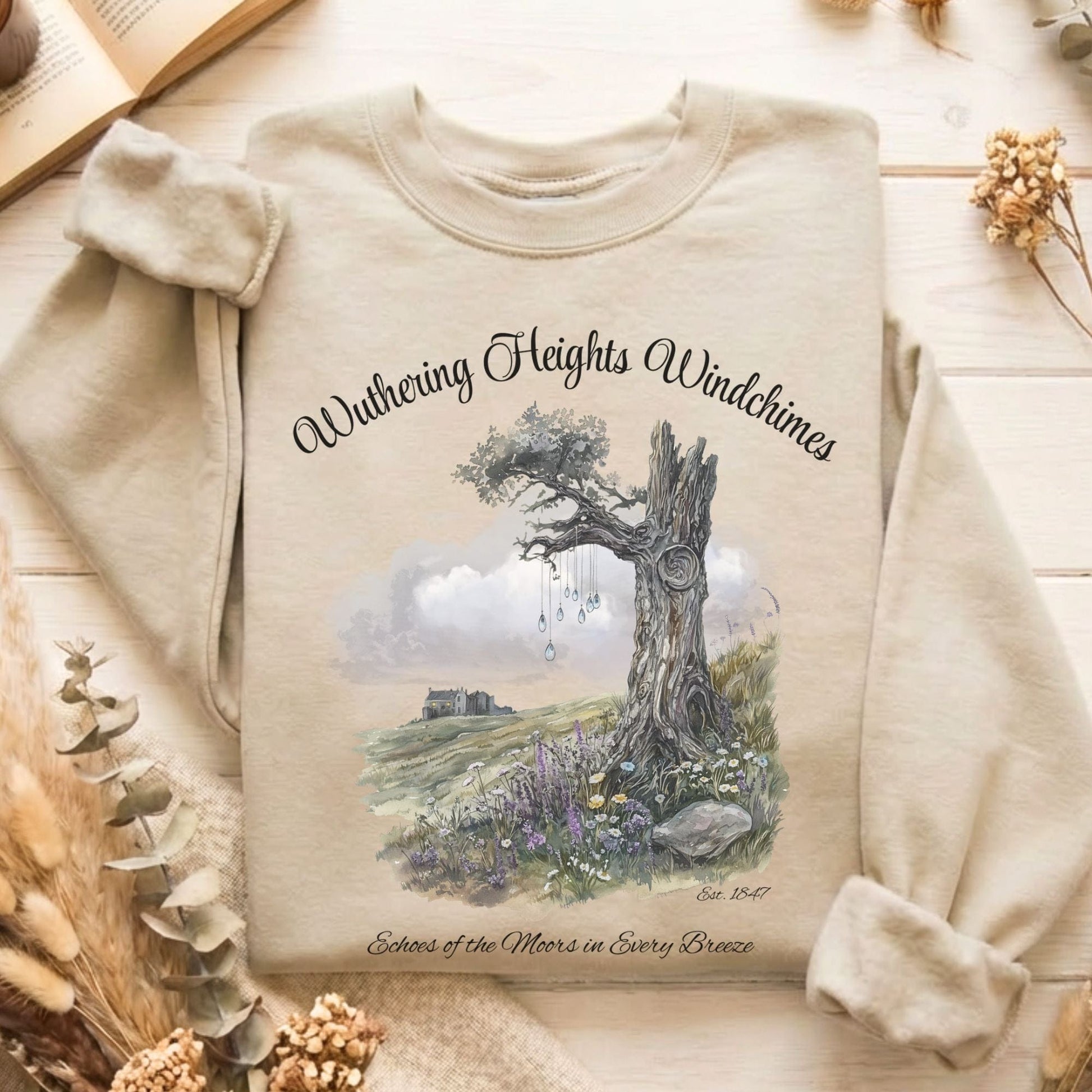 Sweatshirt Sand / S Design 115 Sweatshirt The Mystic Eden