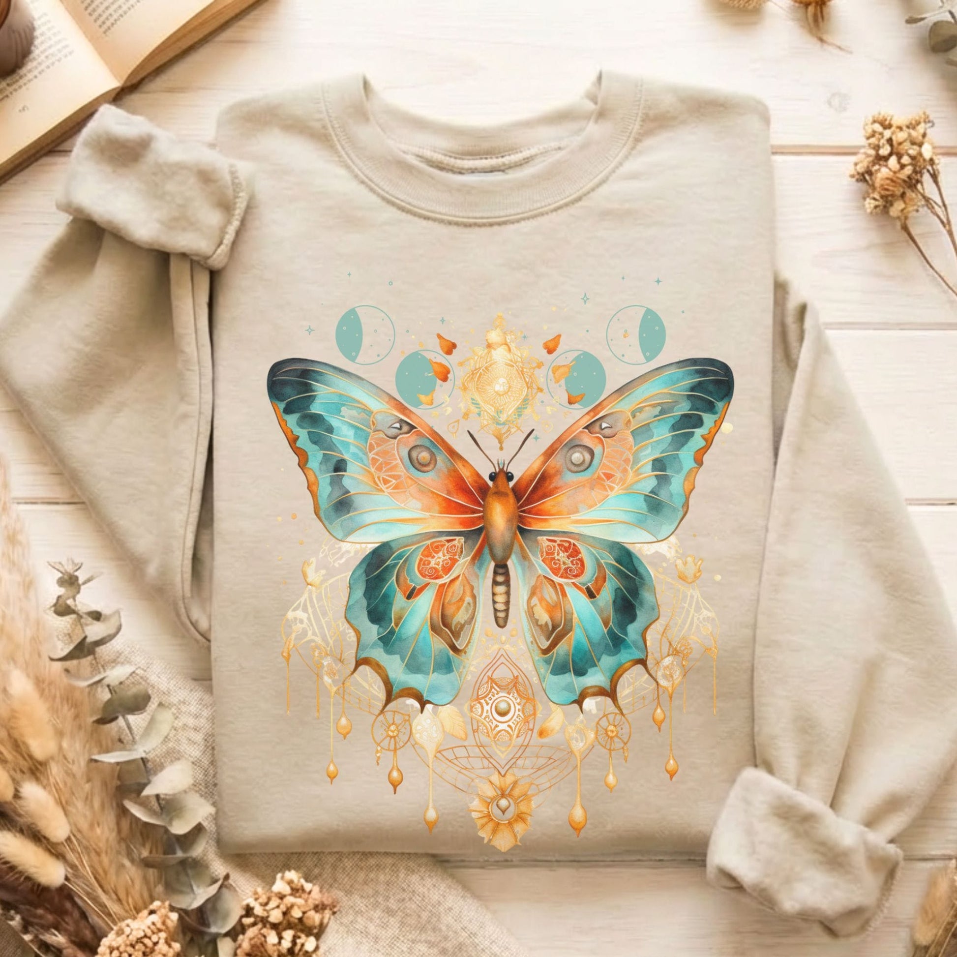 Sweatshirt Sand / S Design 46 Sweatshirt The Mystic Eden