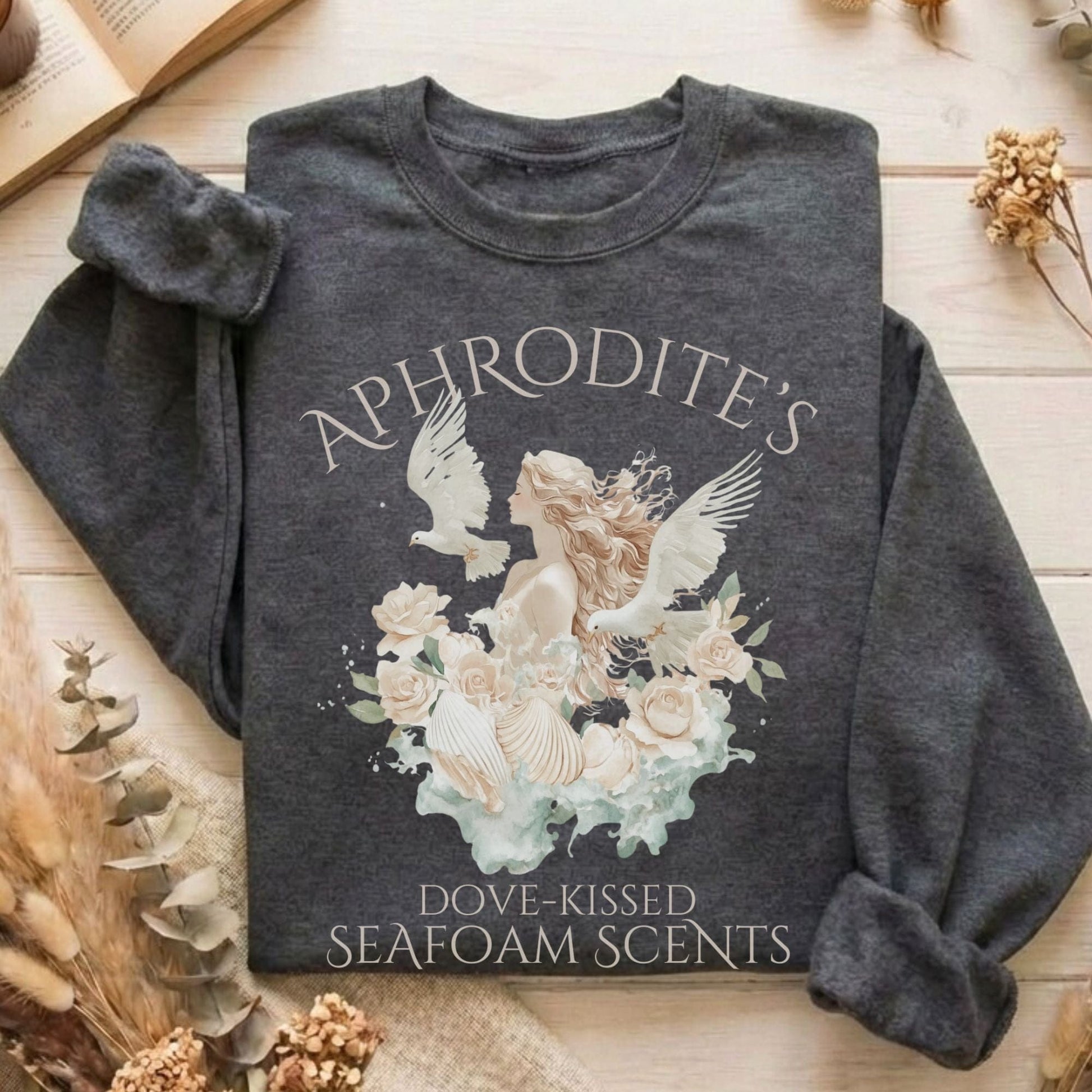 Sweatshirt Dark Heather / S Design 96 Sweatshirt The Mystic Eden