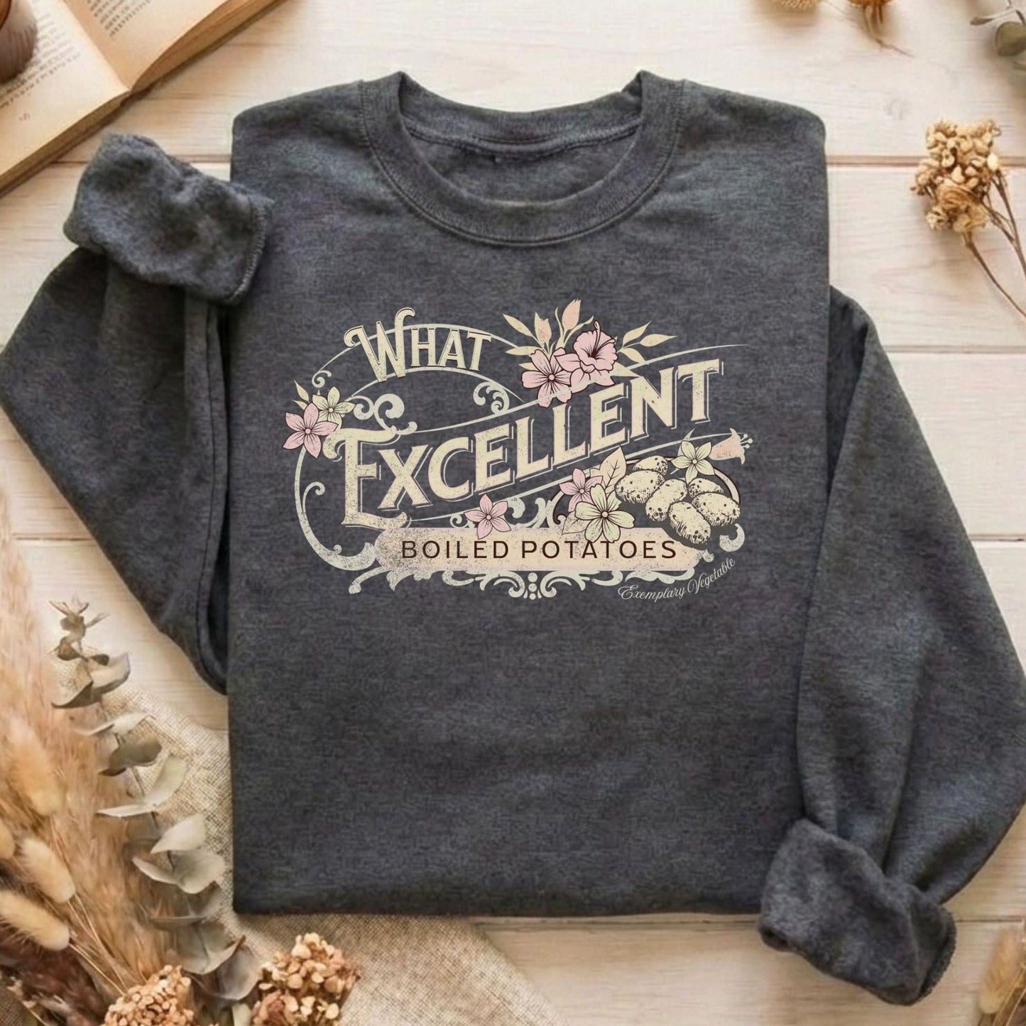 Sweatshirt Dark Heather / S Design 65 Sweatshirt The Mystic Eden