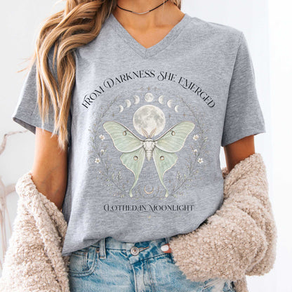 V-neck Athletic Heather / S Design 313 V-Neck The Mystic Eden