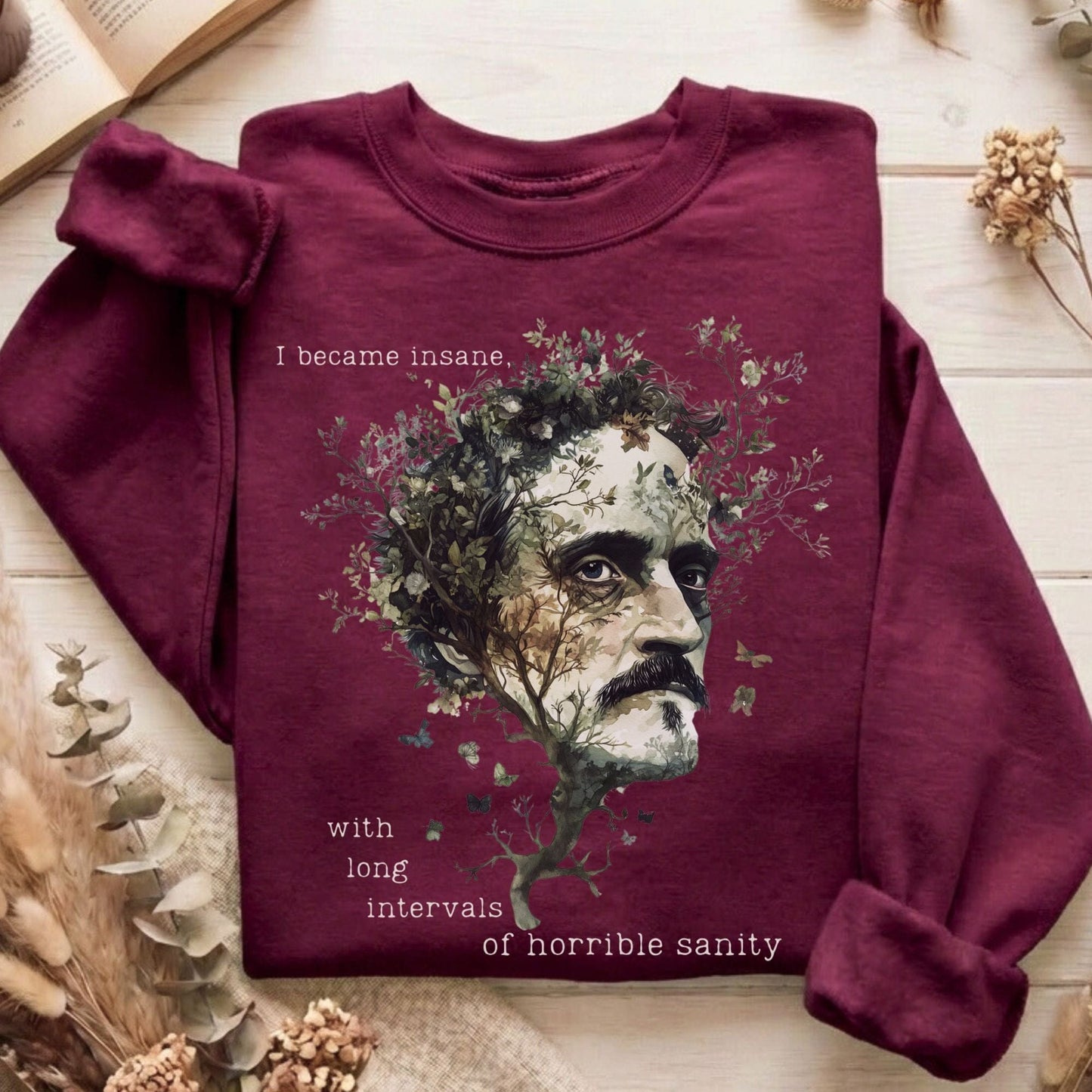 Sweatshirt Maroon / S Design 141 Sweatshirt The Mystic Eden
