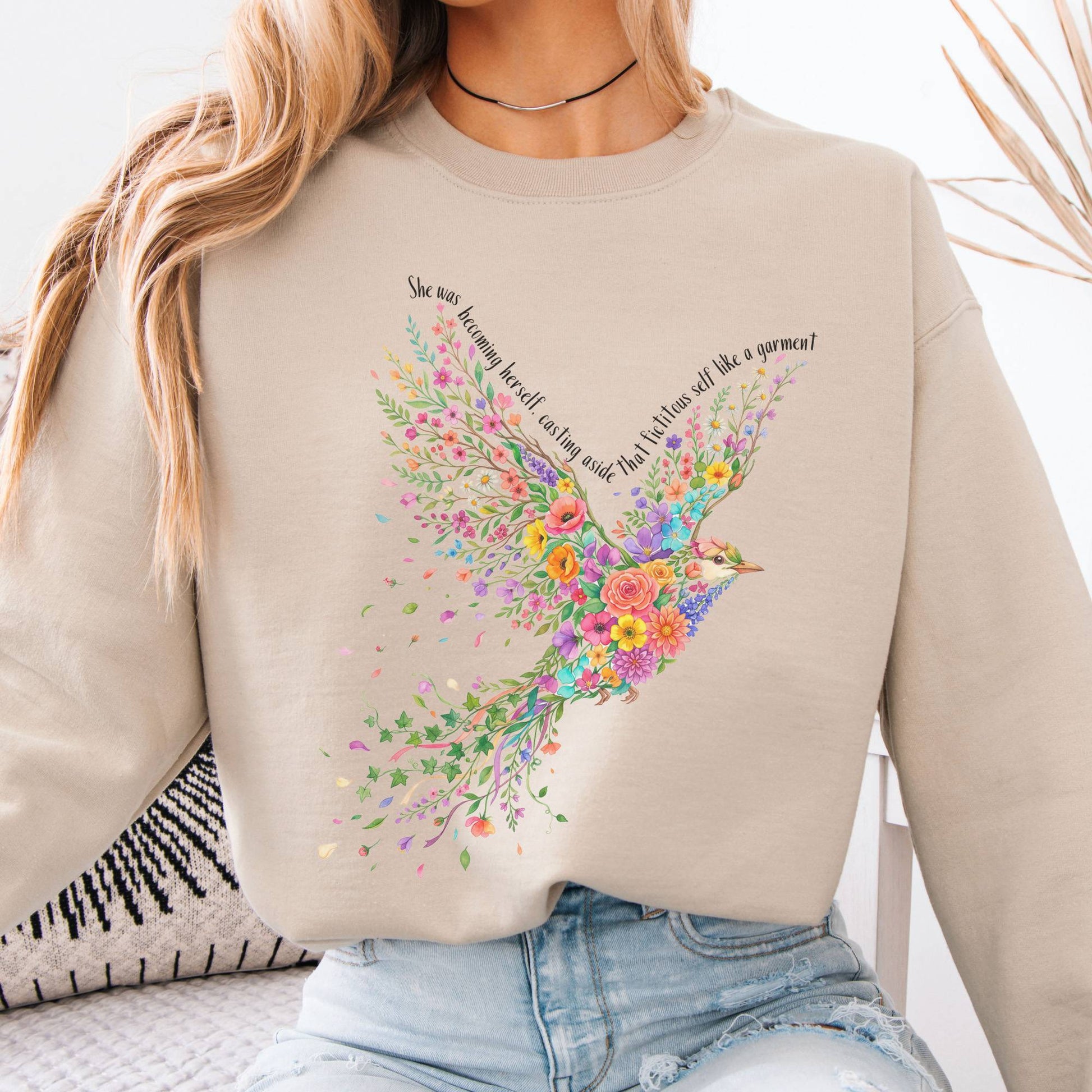 Sweatshirt Sand / S Design 290 Crewneck Sweatshirt The Mystic Eden