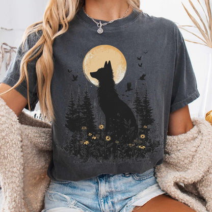 Mystical Moonlit Fox Shirt