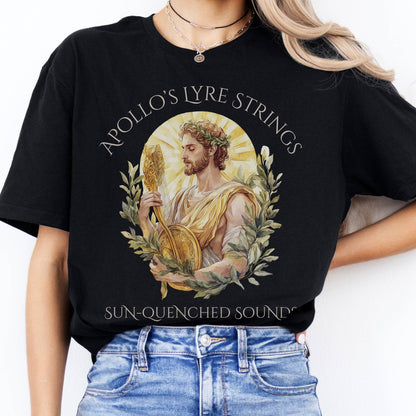 T-Shirts Apollo's Lyre Strings Mythology T-Shirt The Mystic Eden