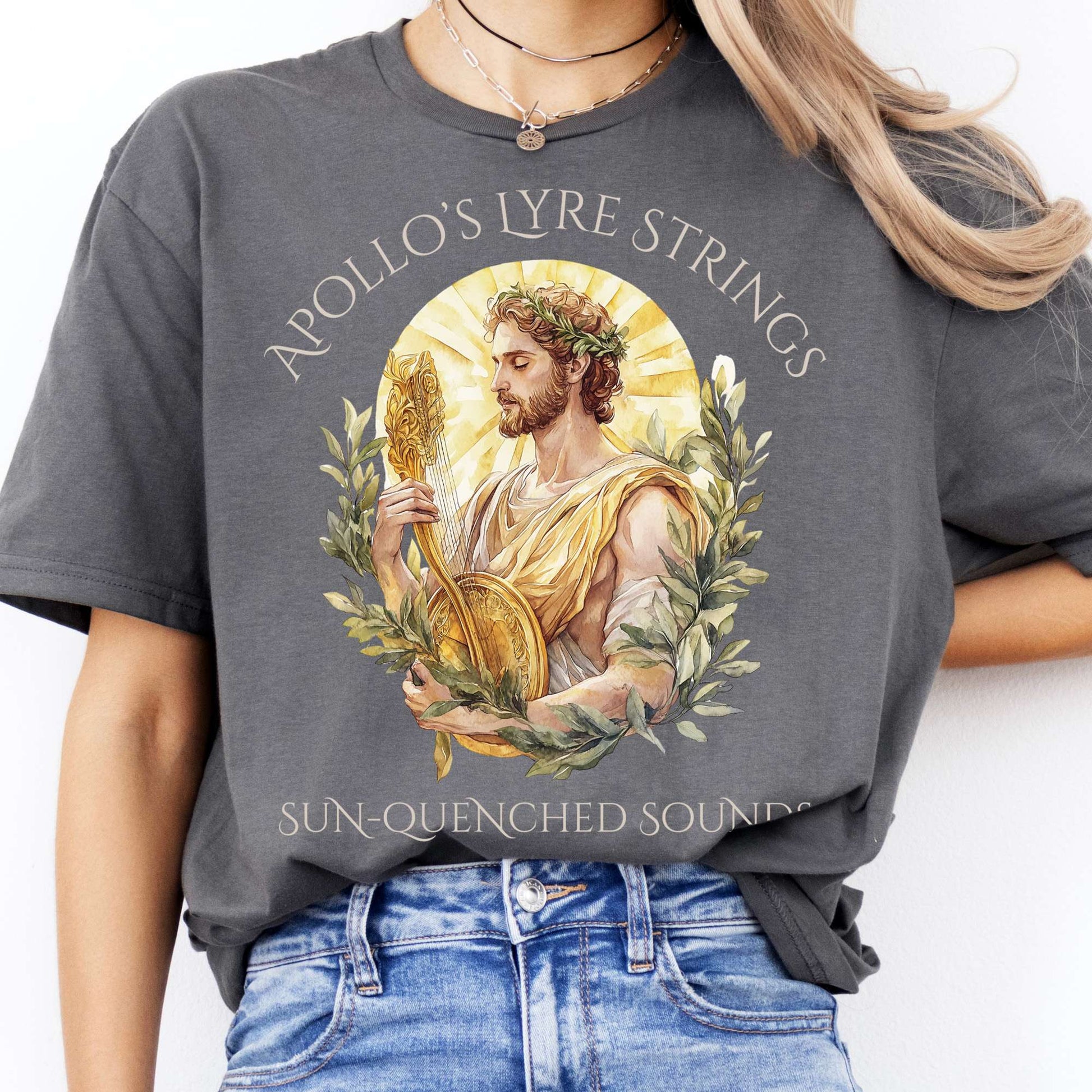 T-Shirts Apollo's Lyre Strings Mythology T-Shirt The Mystic Eden