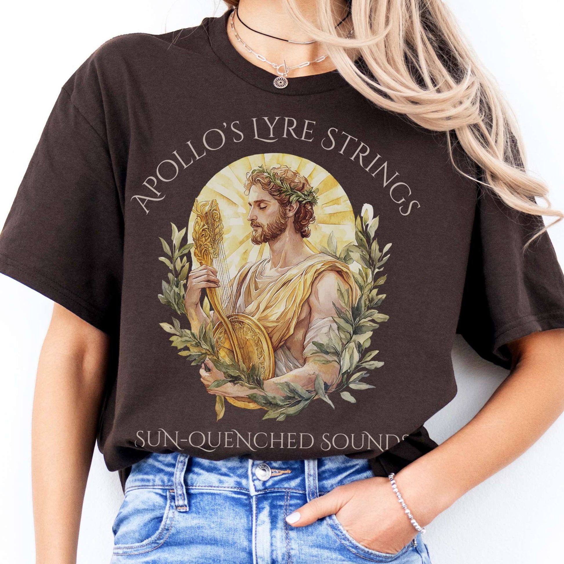 T-Shirts Apollo's Lyre Strings Mythology T-Shirt The Mystic Eden