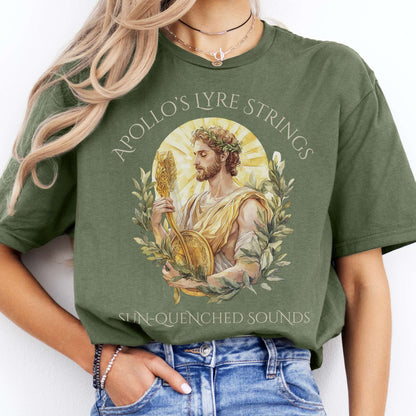 T-Shirts Apollo's Lyre Strings Mythology T-Shirt The Mystic Eden