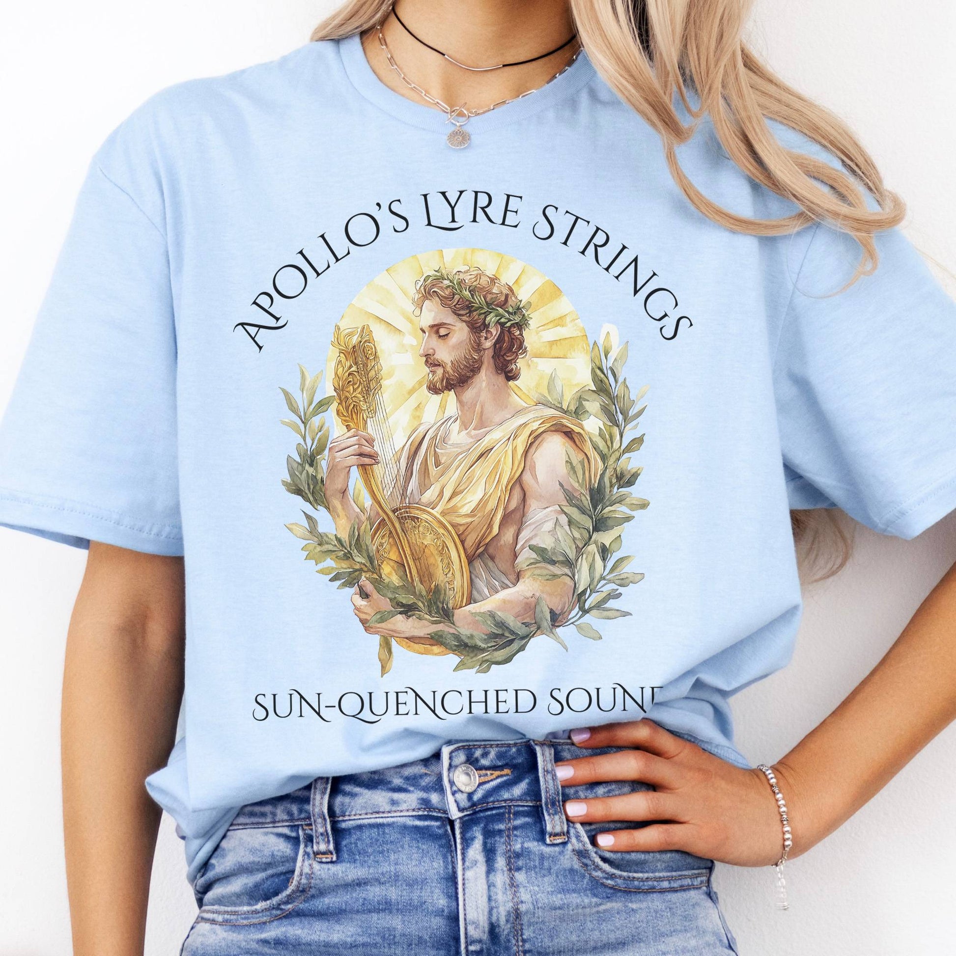 T-Shirts Apollo's Lyre Strings Mythology T-Shirt The Mystic Eden