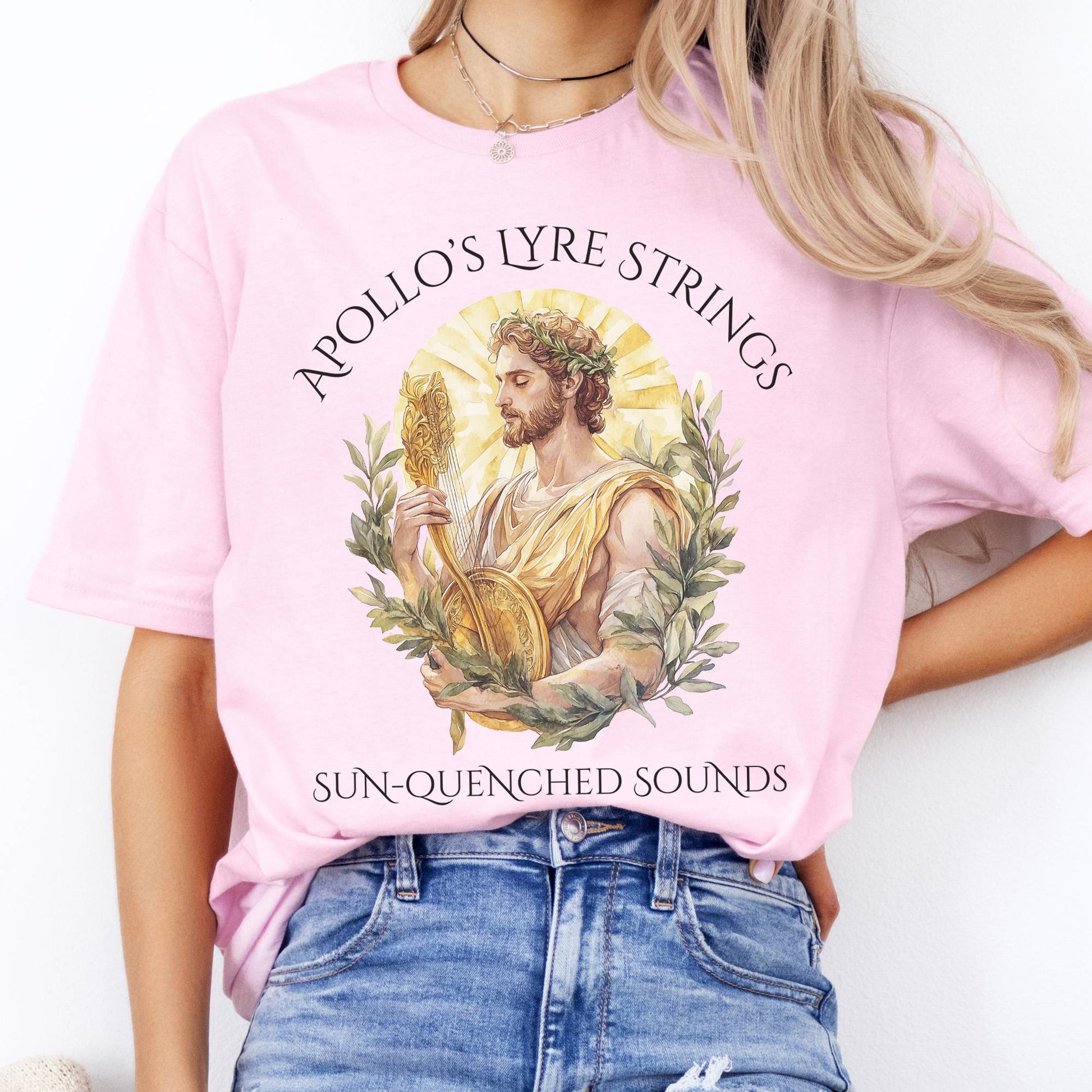 T-Shirts Apollo's Lyre Strings Mythology T-Shirt The Mystic Eden