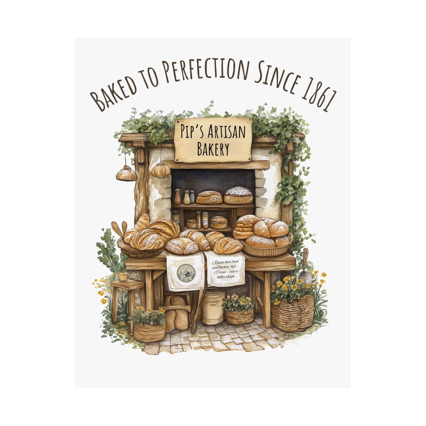 Art Prints 11″ x 14″ / Matte Design 119A - Art Print The Mystic Eden