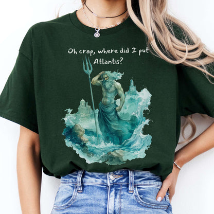 T-Shirt Where Did I Put Atlantis T-Shirt The Mystic Eden