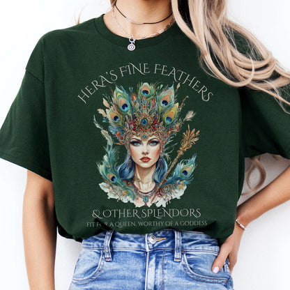 T-Shirts Hera’s Fine Feathers & Other Splendors T-Shirt The Mystic Eden